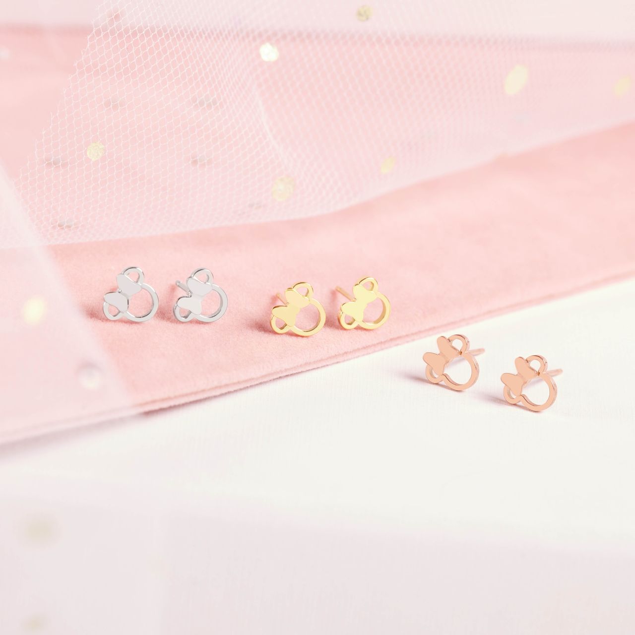 Disney stalen goldplated kinderoorknoppen Minnie Mouse