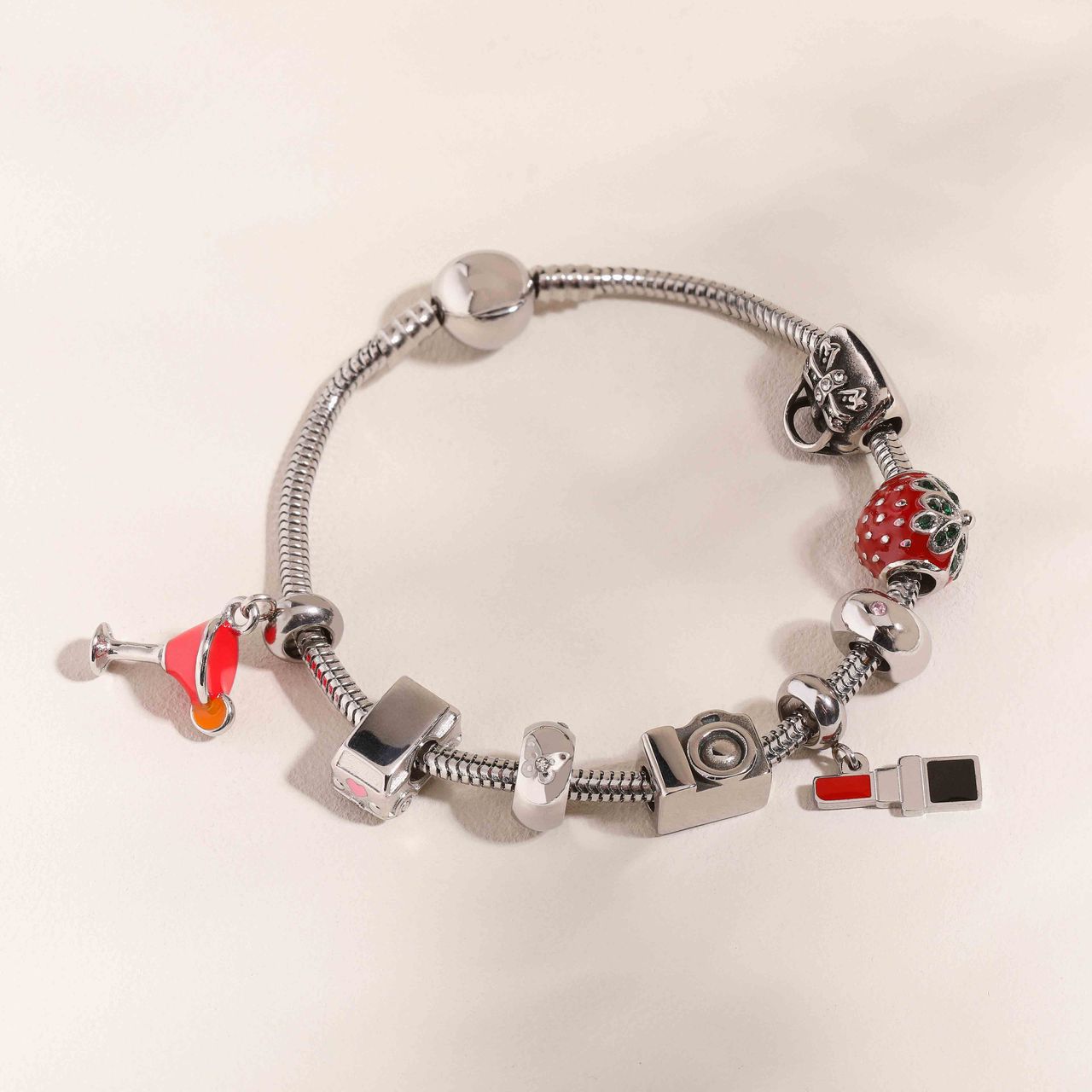 Charm aus Edelstahl Cocktail