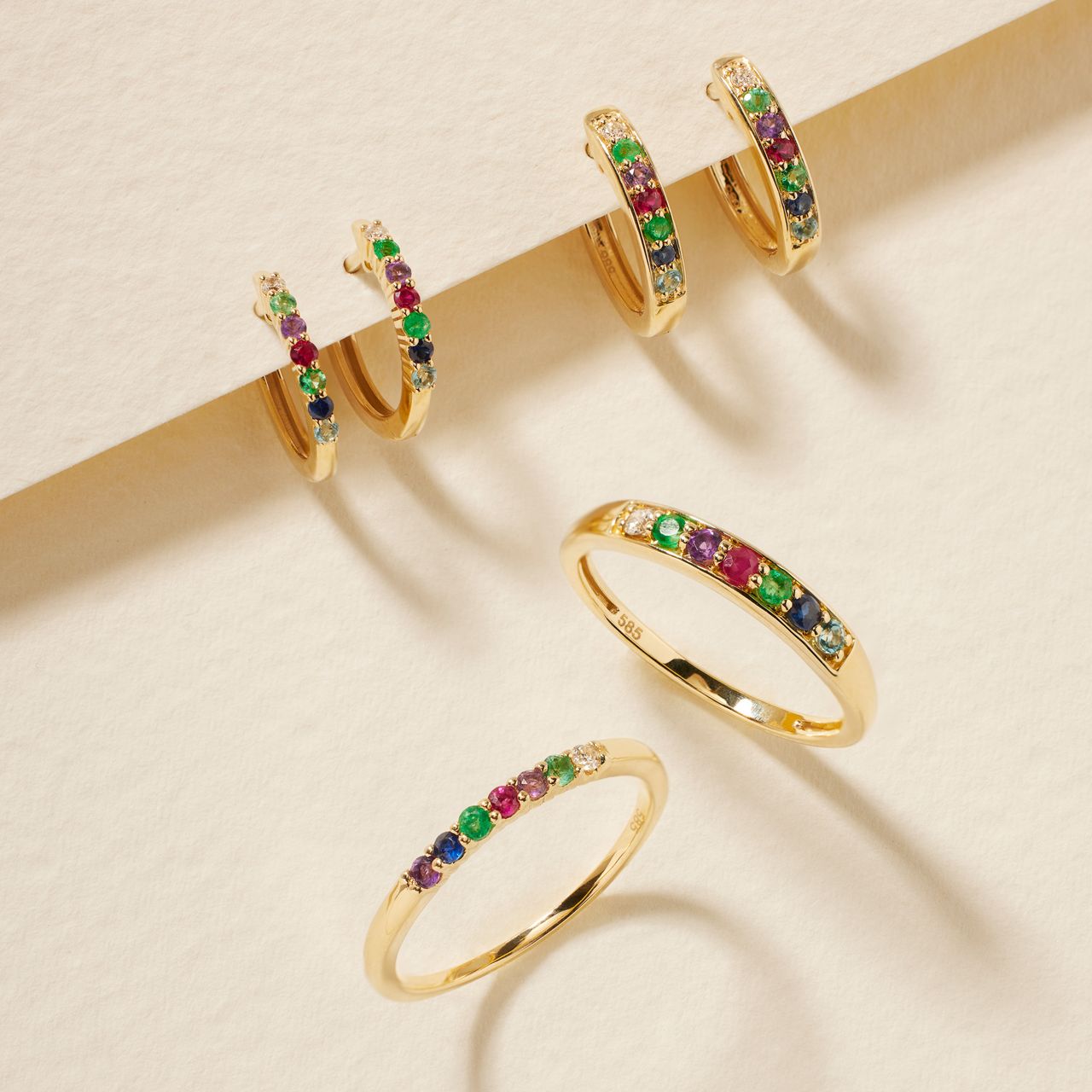 Ring, 585 Gold, Diamant (0,025 ct)