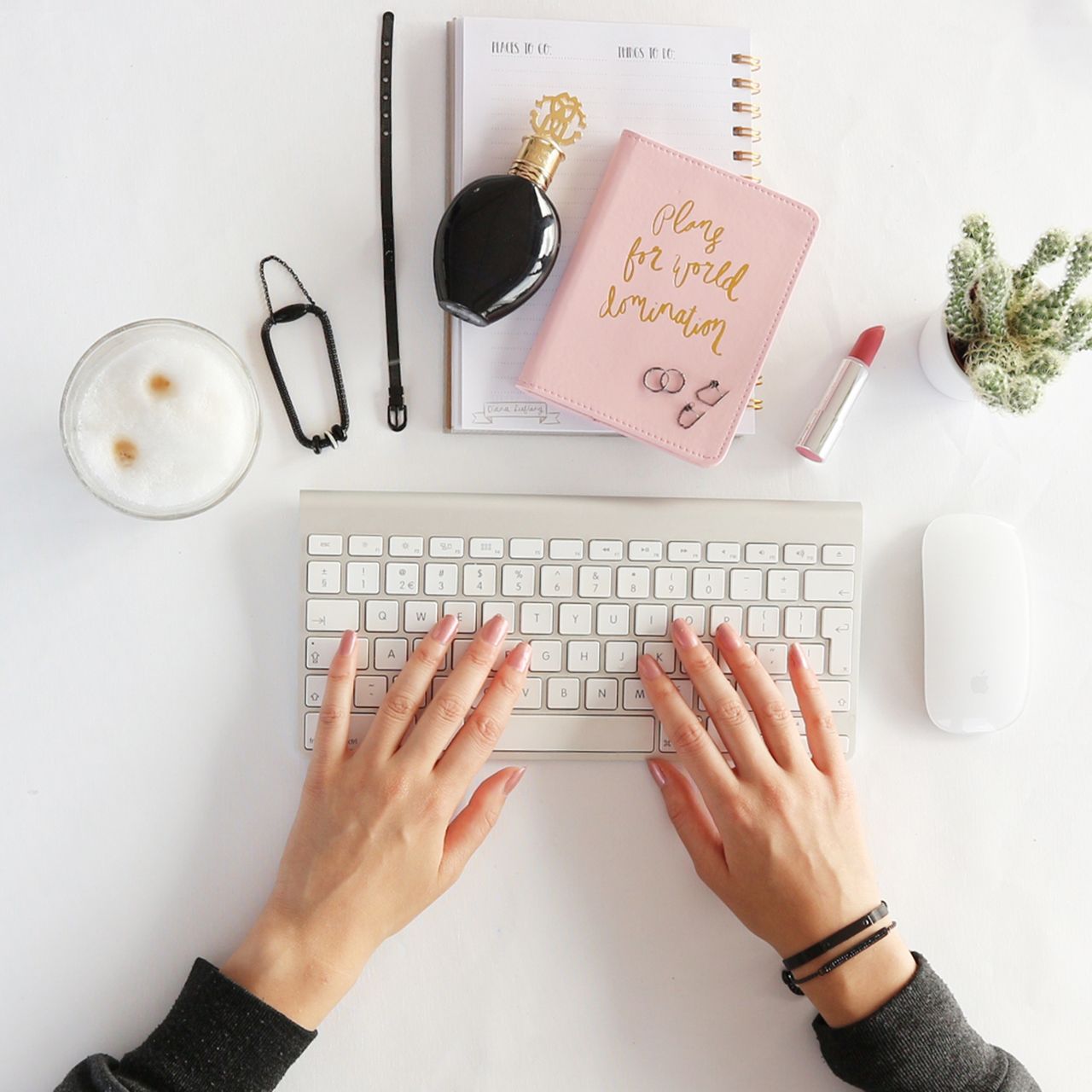 Stainless steel armband blackplated mesh riem