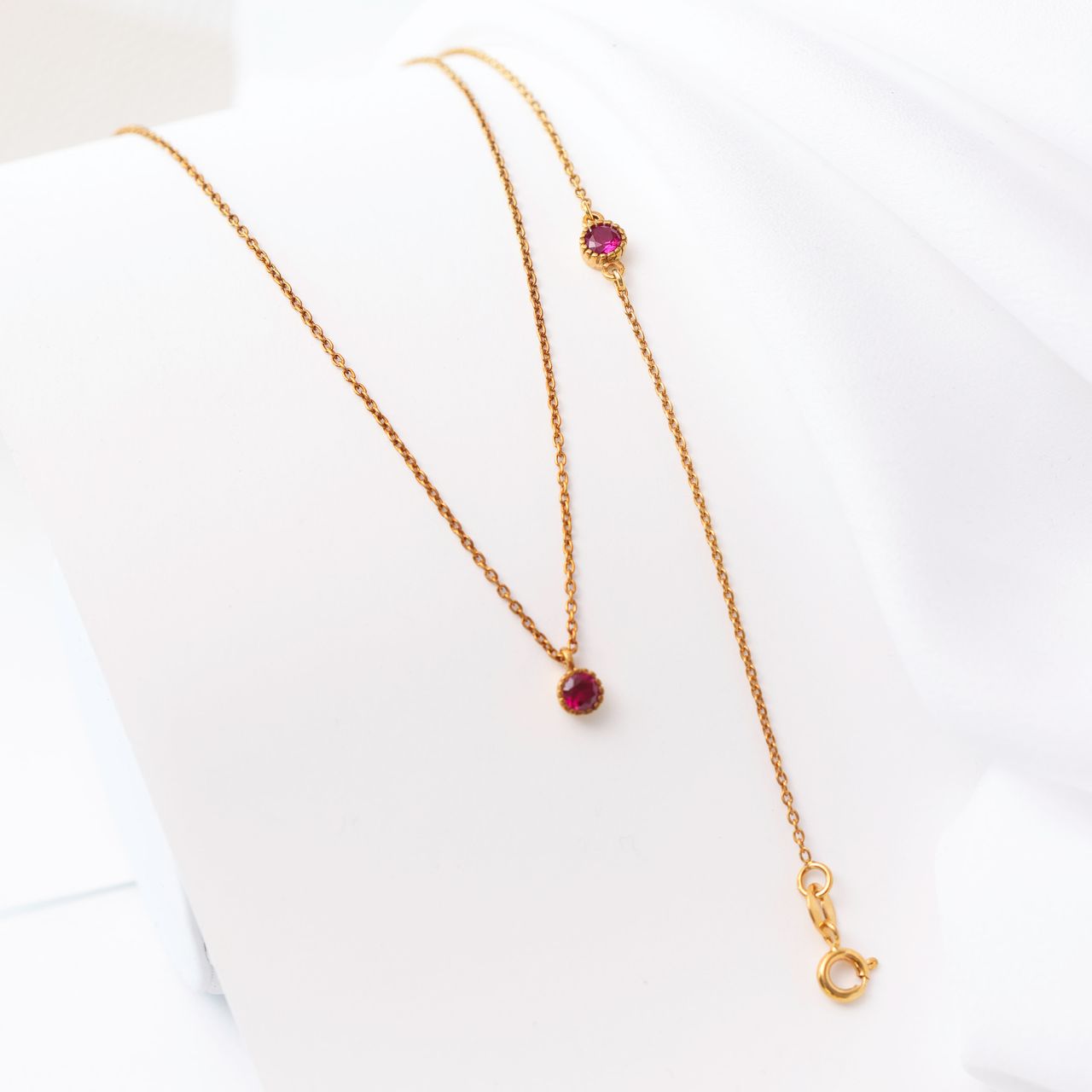 Zilveren goldplated fantasiearmband met geboortesteen voor dames