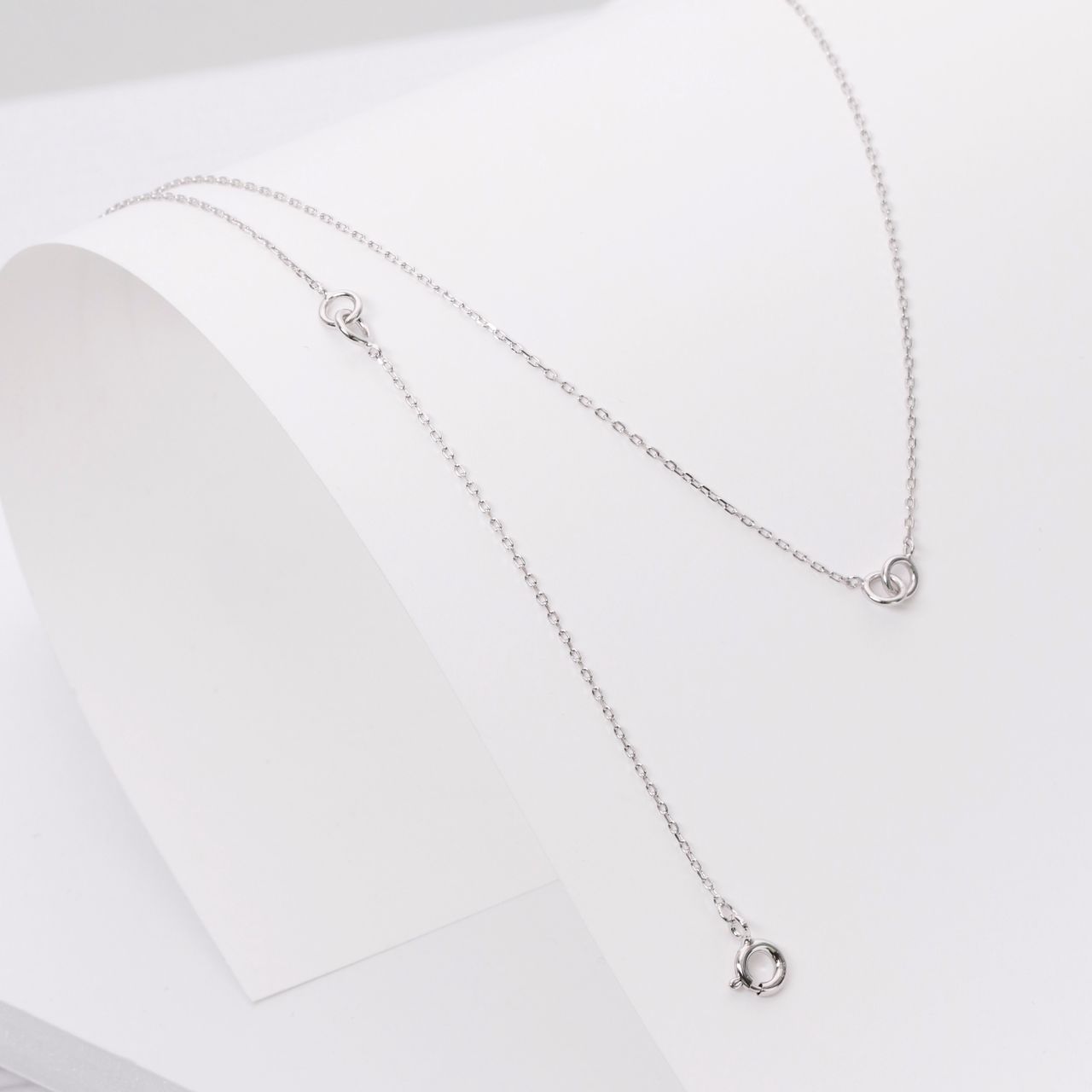 Kette, 925 Silber, runde Zierelemente