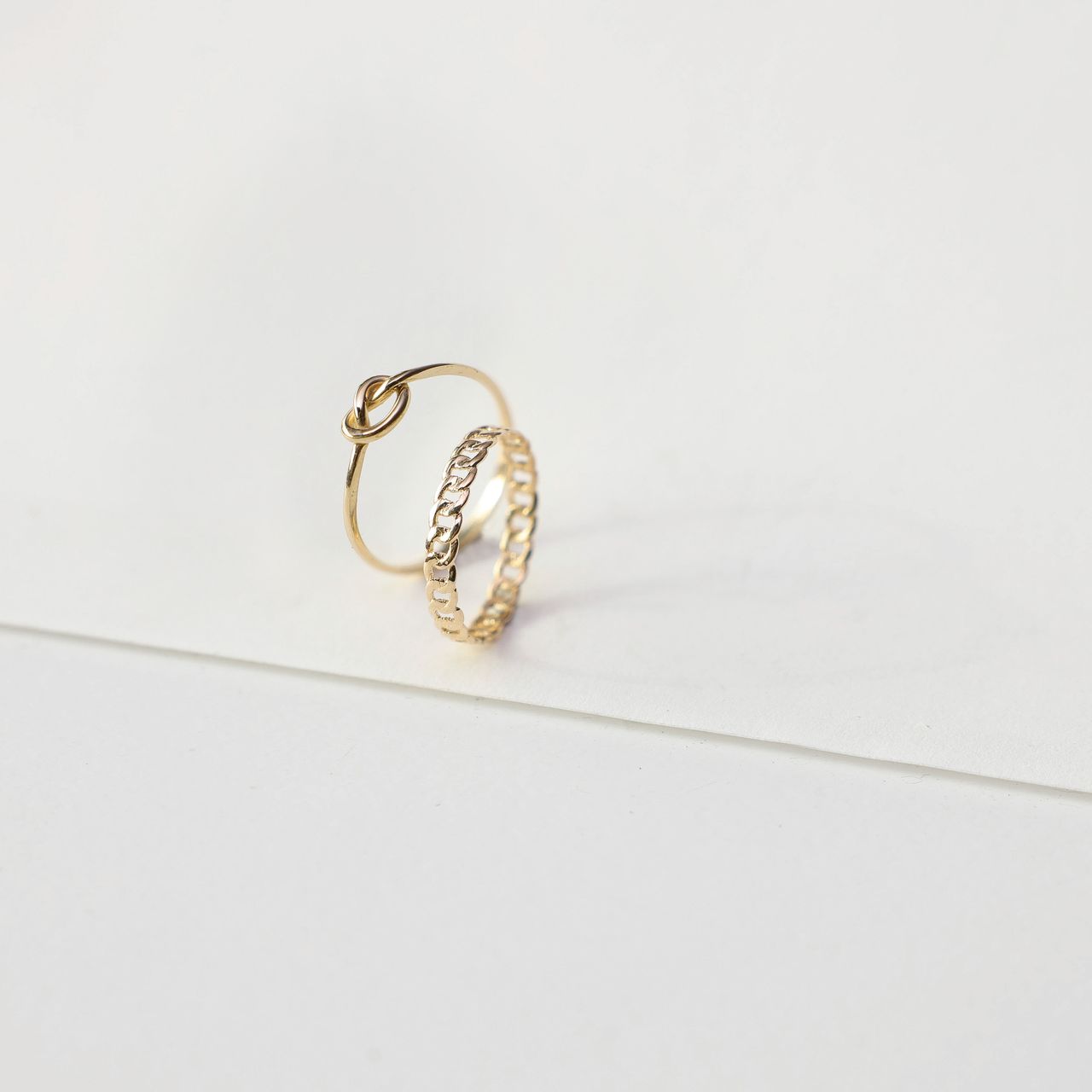 Ring, 585 Gelbgold, Knoten