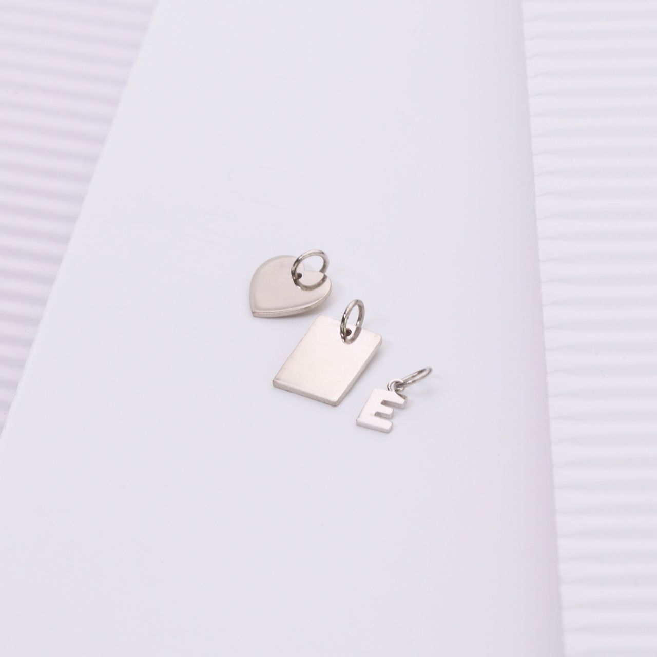 Zilveren hanger tag Mix&Match ketting/armband