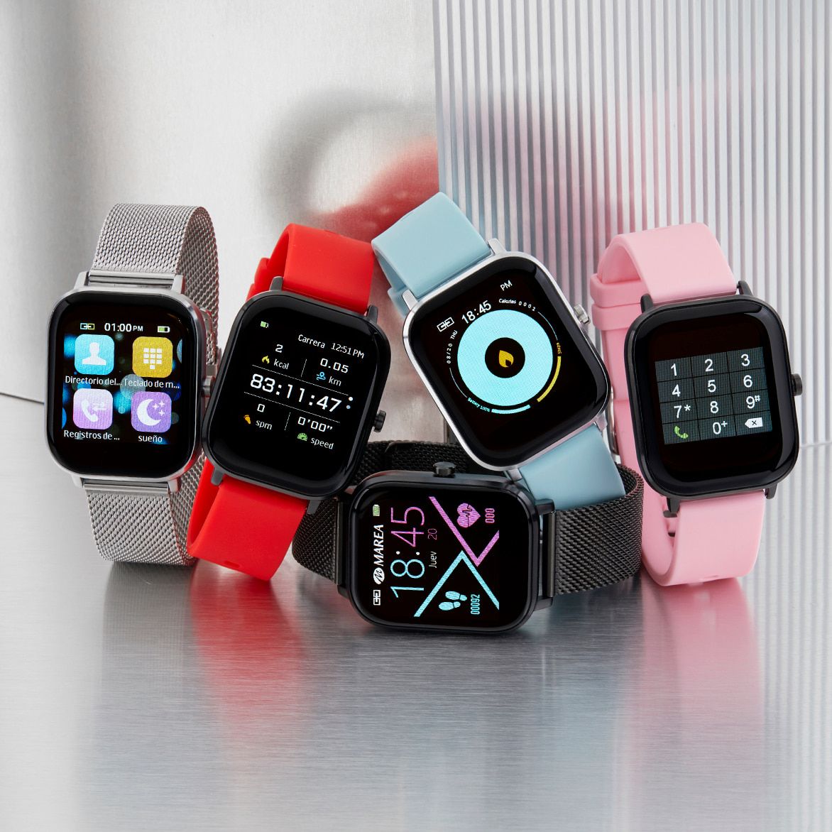 Marea Smartwatch Digitaal Horloge Zwart B58006/2