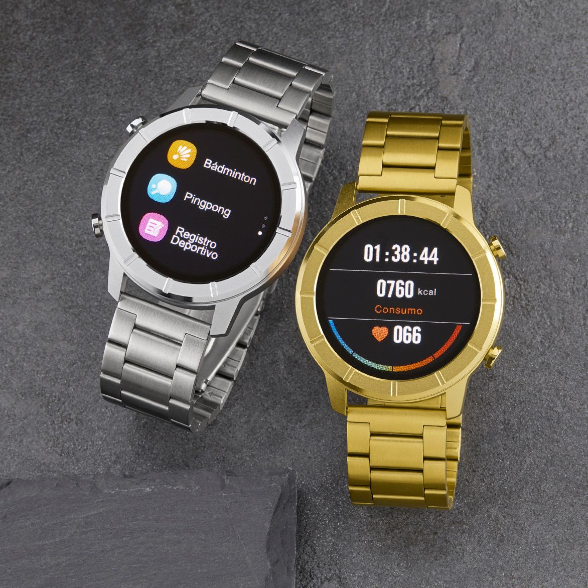 Marea Smartwatch Digitaal Heren Horloge Zilverkleurig B58003/3