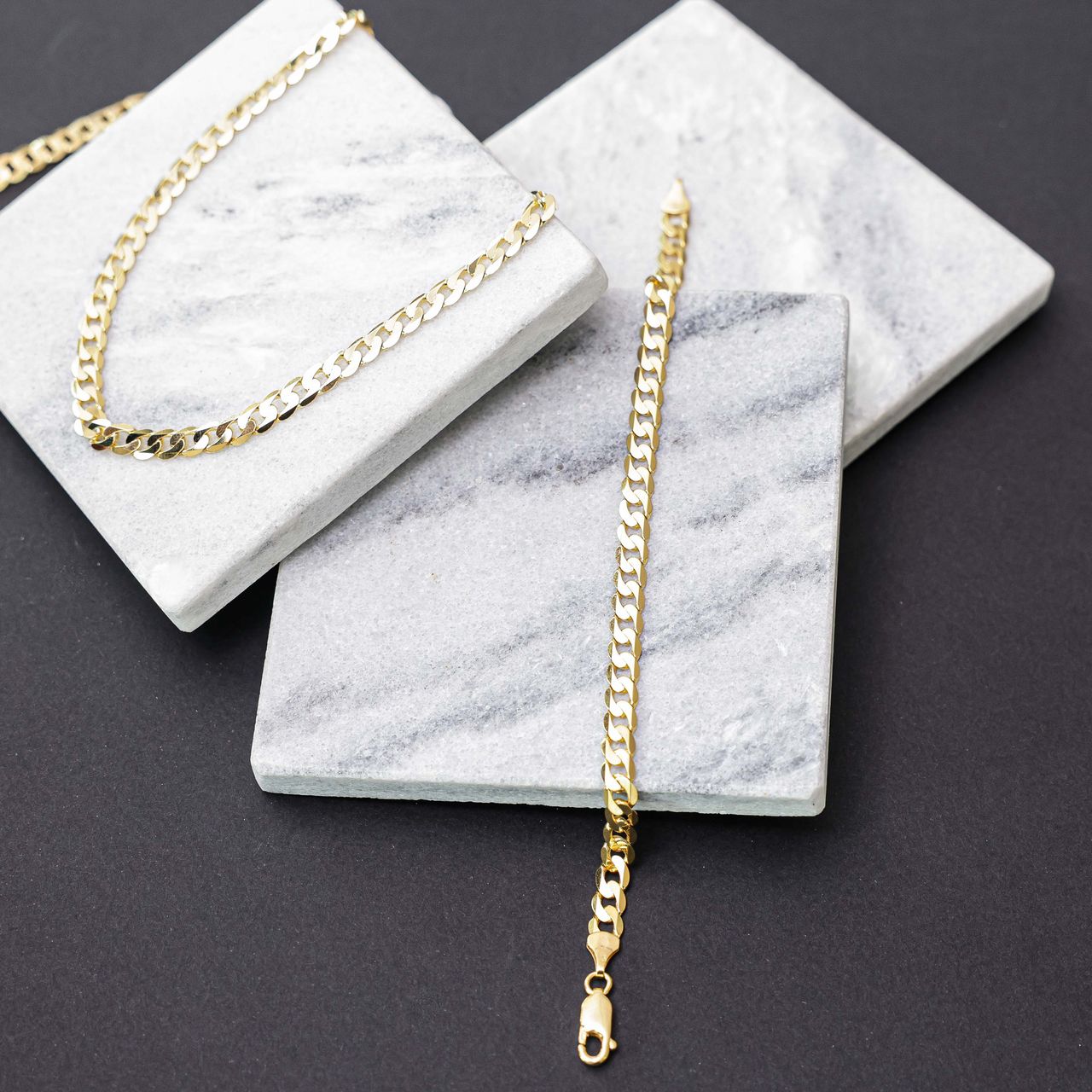 Halskette, 375 Gold, mit Gourmetglied, 5,9 mm