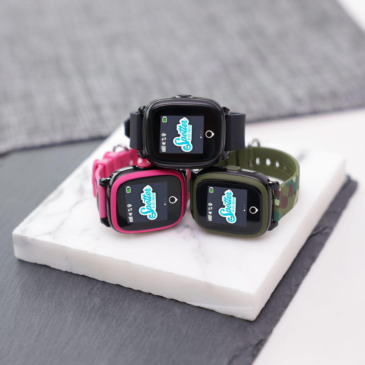 Spotter GPS Armbanduhr schwarz SPW-B1701
