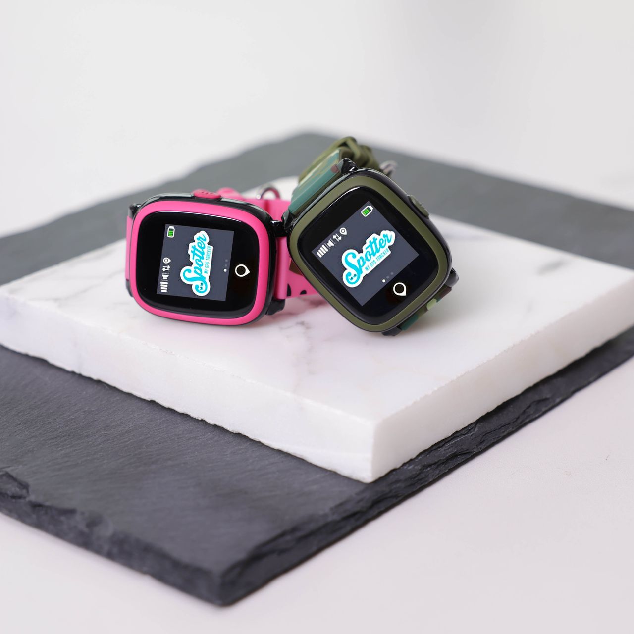 Spotter Digitaal Horloge Zwart met GPS SPW-G1701