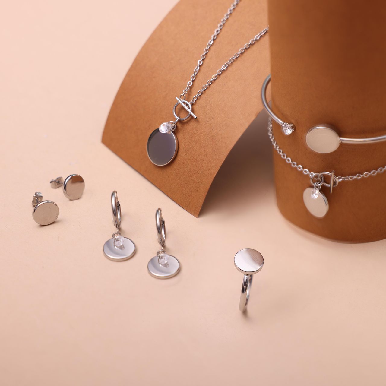 Stalen armband disc
