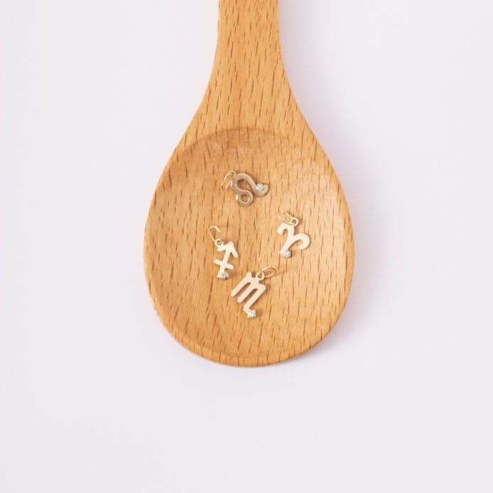 9 Karaat hanger sterrenbeeld met zirkonia