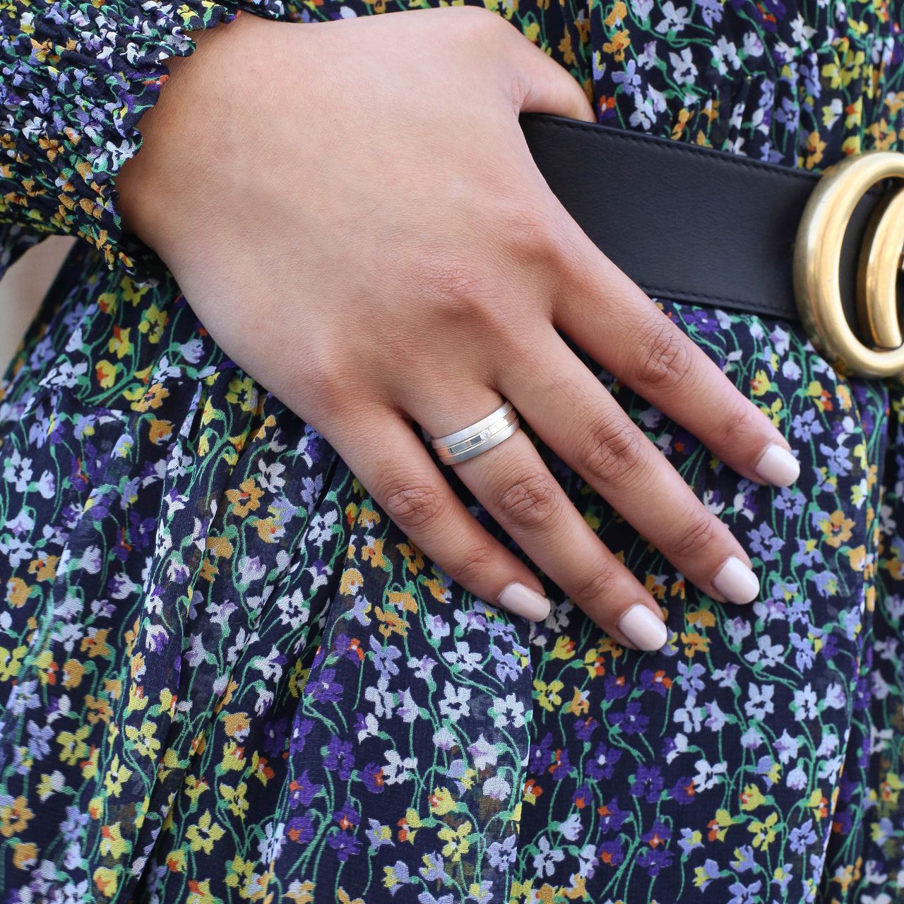 Zilveren liefdesring Bali dames