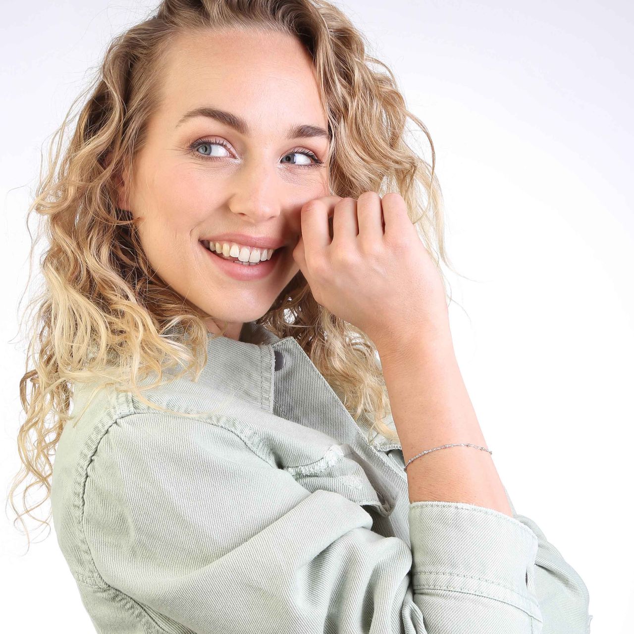 Gerecycleerd zilveren armband
