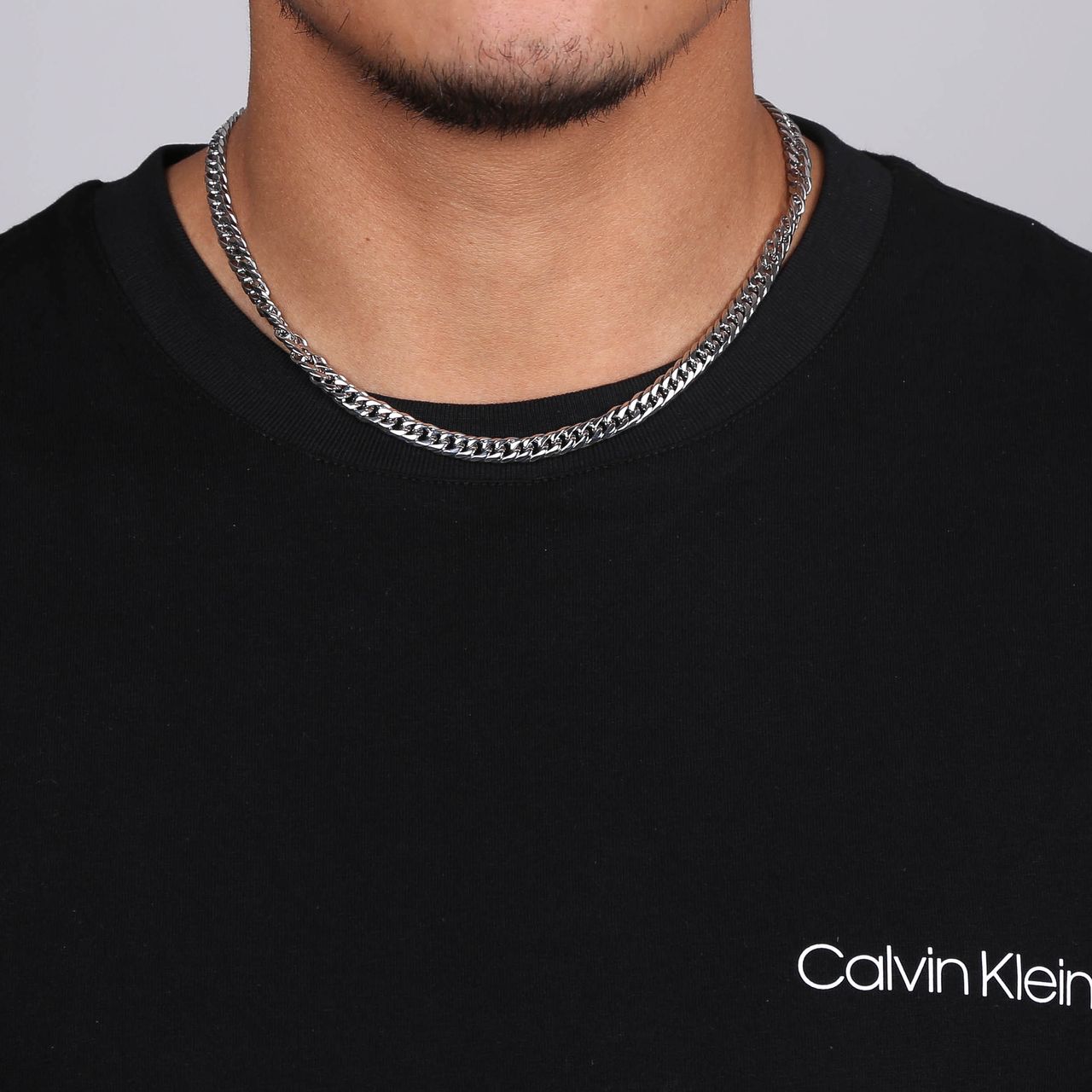 Gerecycled stalen herenketting
