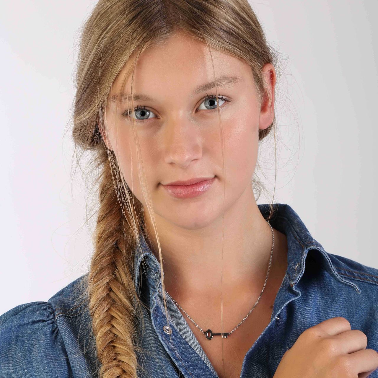 Gerecycleerd stalen ketting sleutel