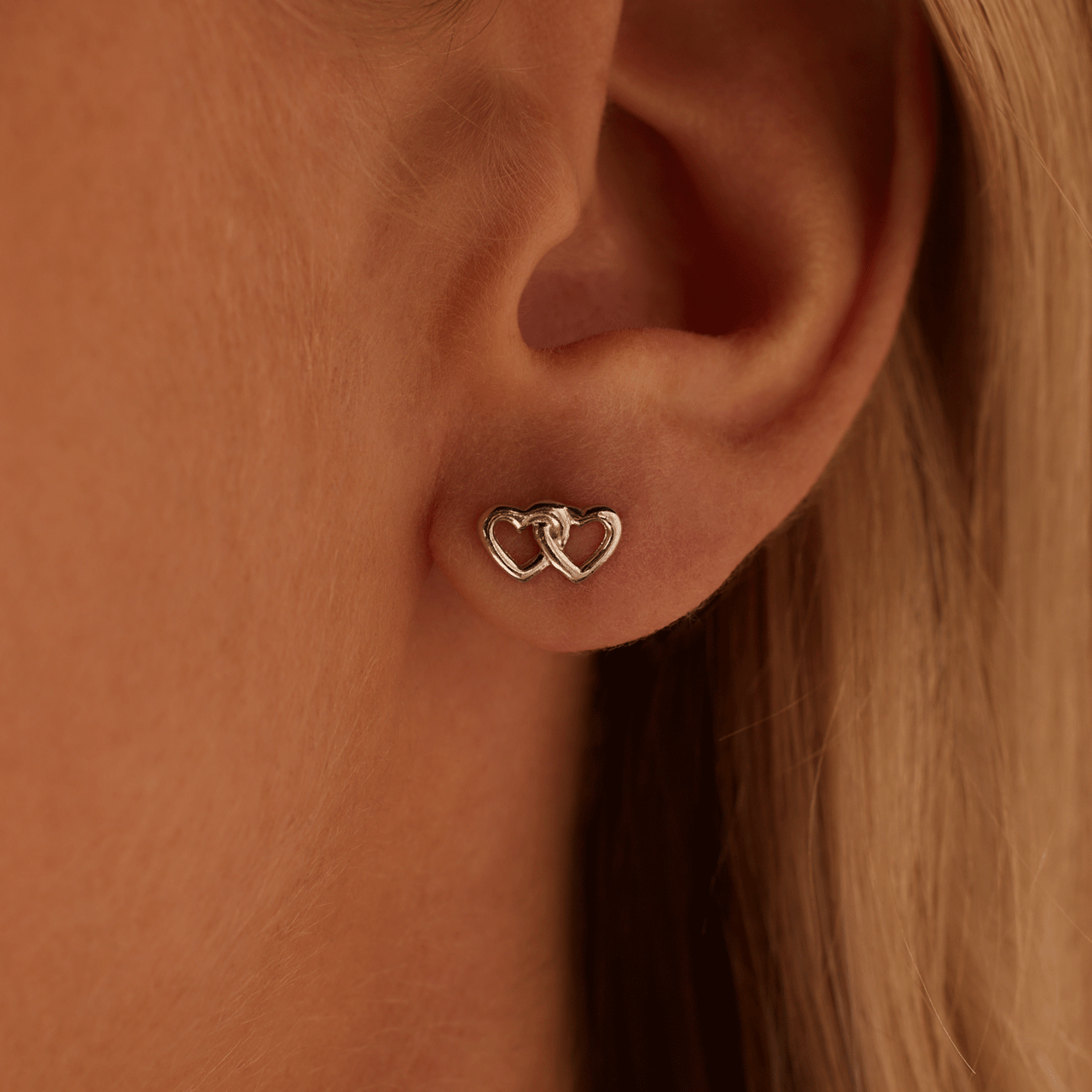 Ohrringe in 925 Silber Herzchen