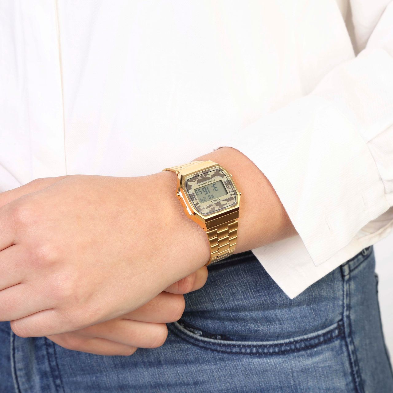 Casio Retro-Uhr A168WEGC-5EF