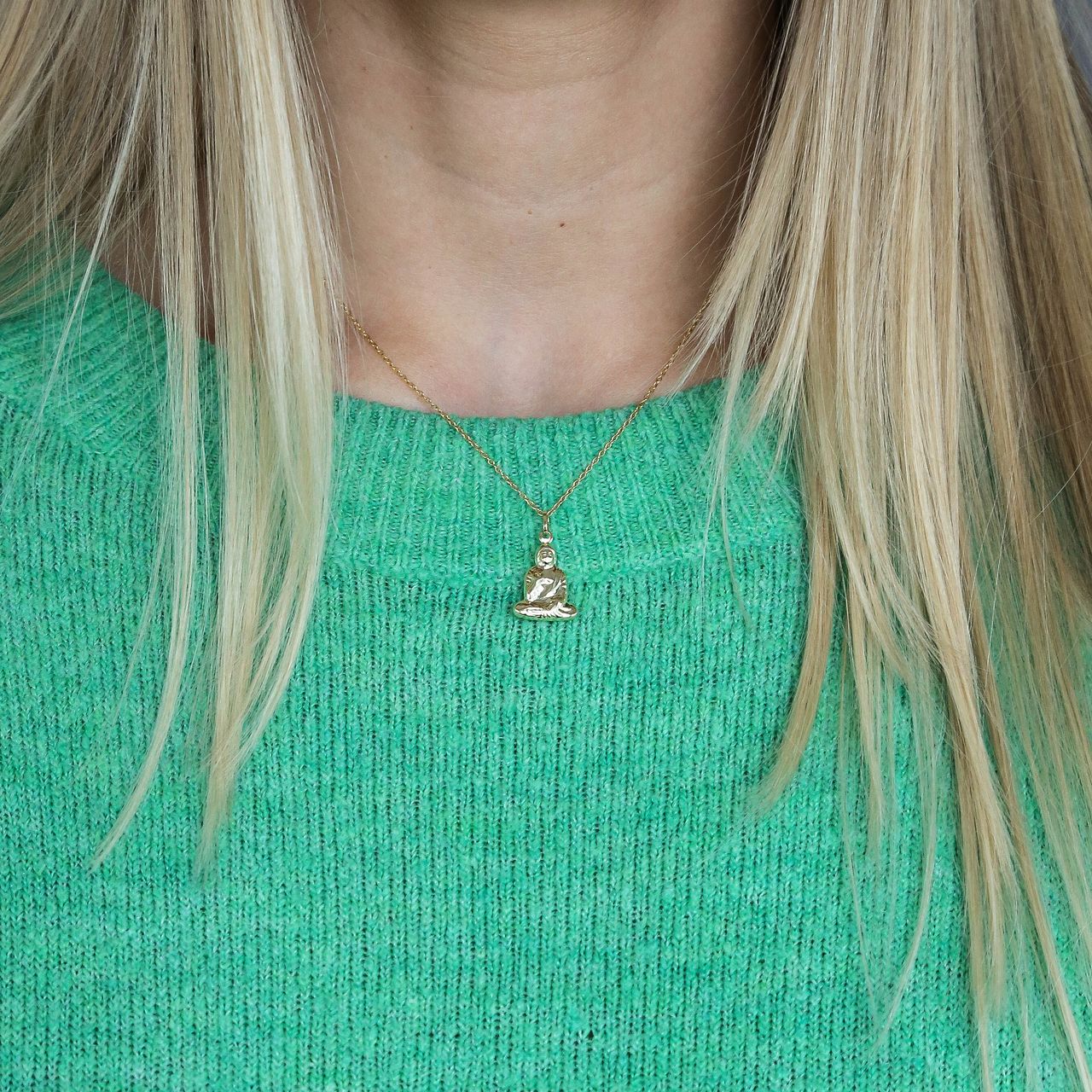 9 Karaat hanger buddha