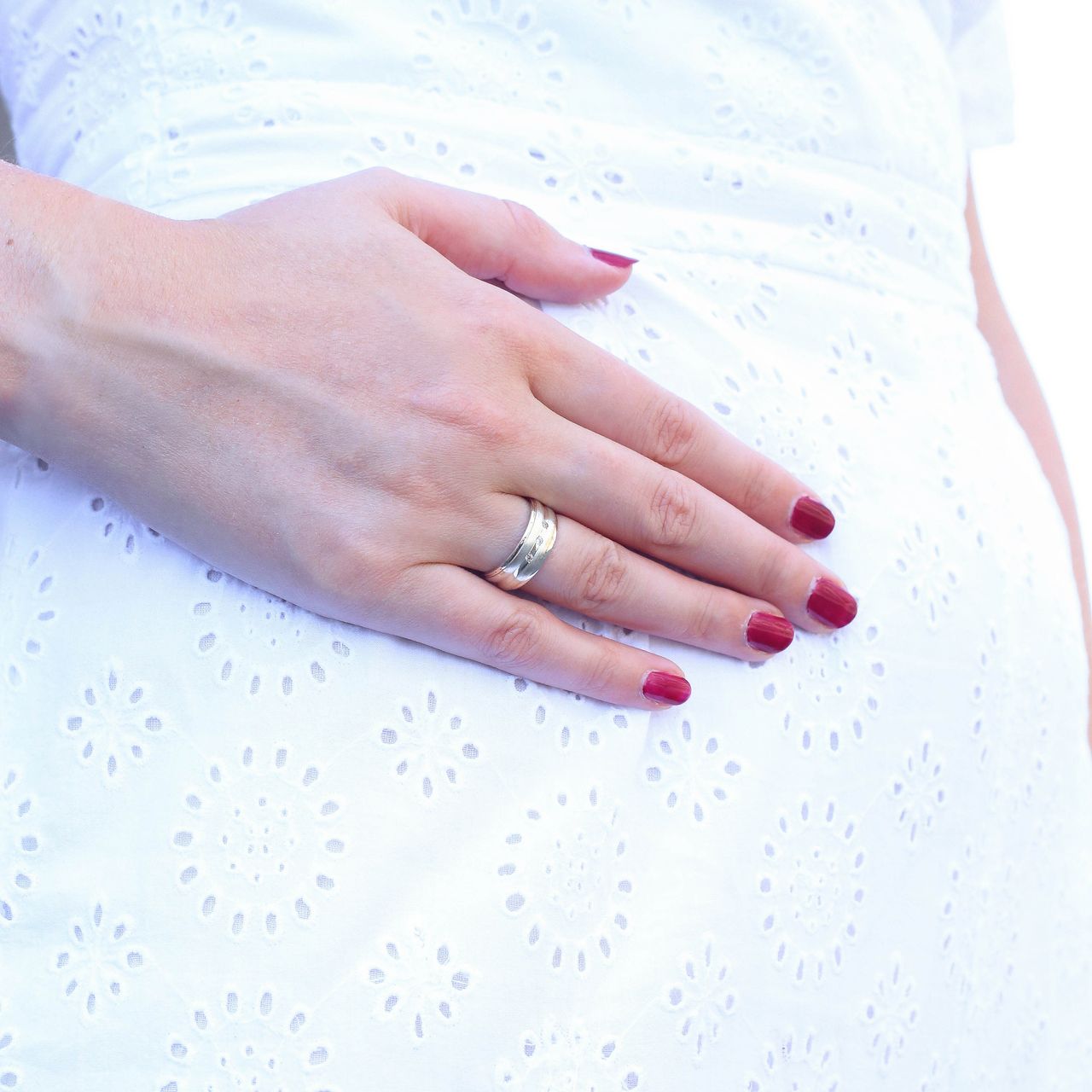 Zilveren liefdesring San Jose dames zirkonia