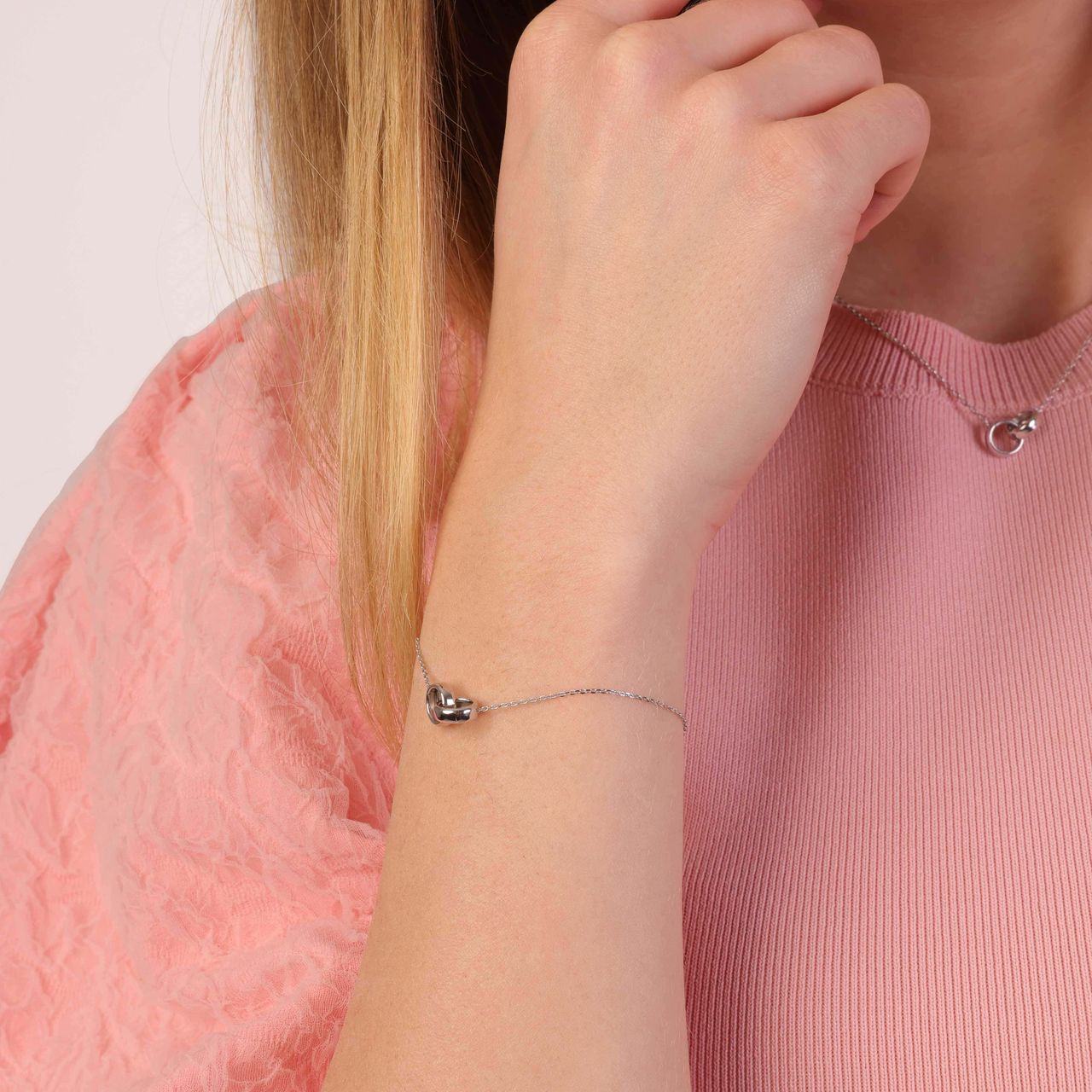 Gerecycled zilveren armband ringen