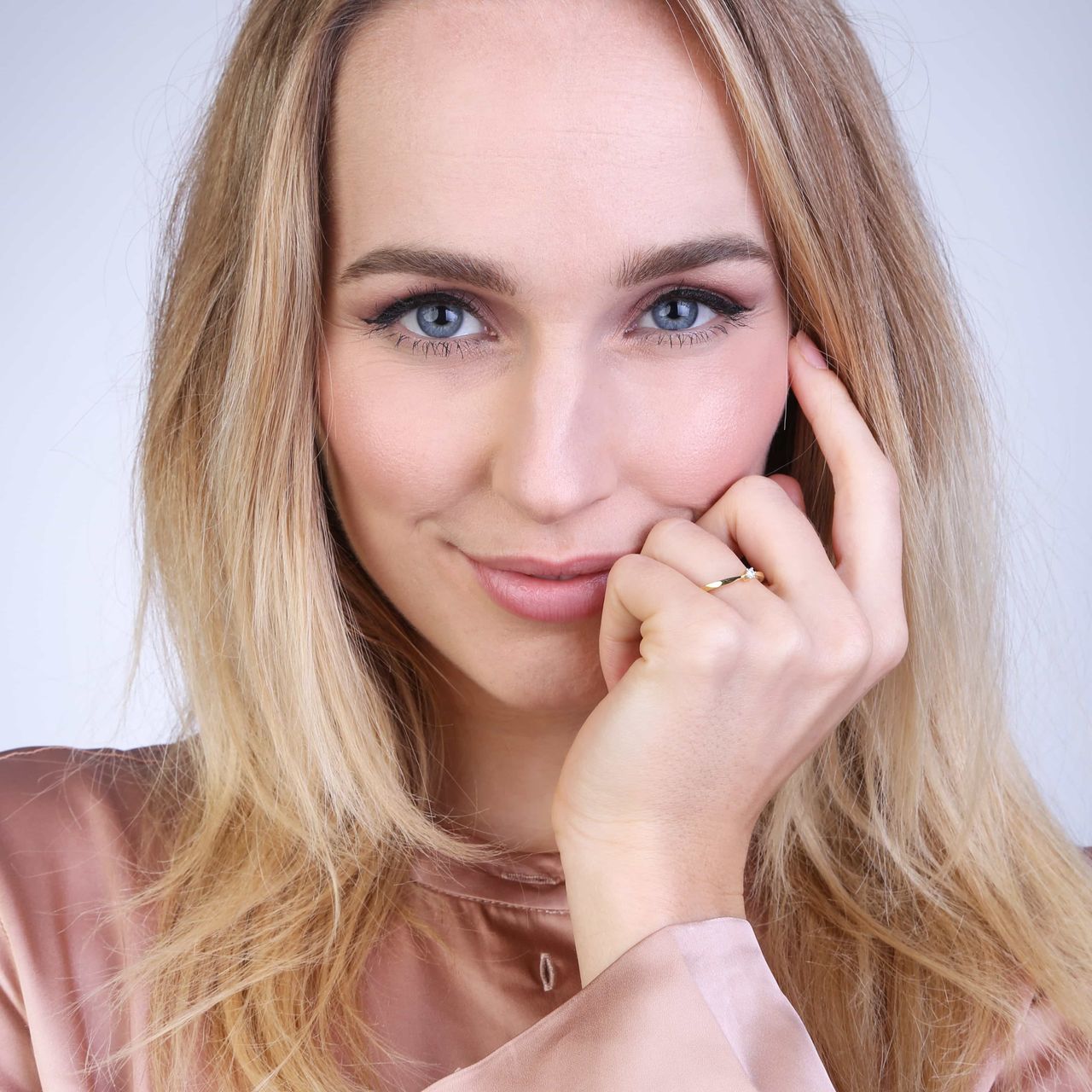 Geelgouden solitair ring met diamant (0,04ct.)