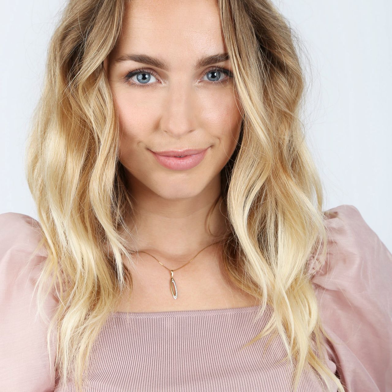 Halskette, 585 Gelbgold, mit Diamant 0,07 kt