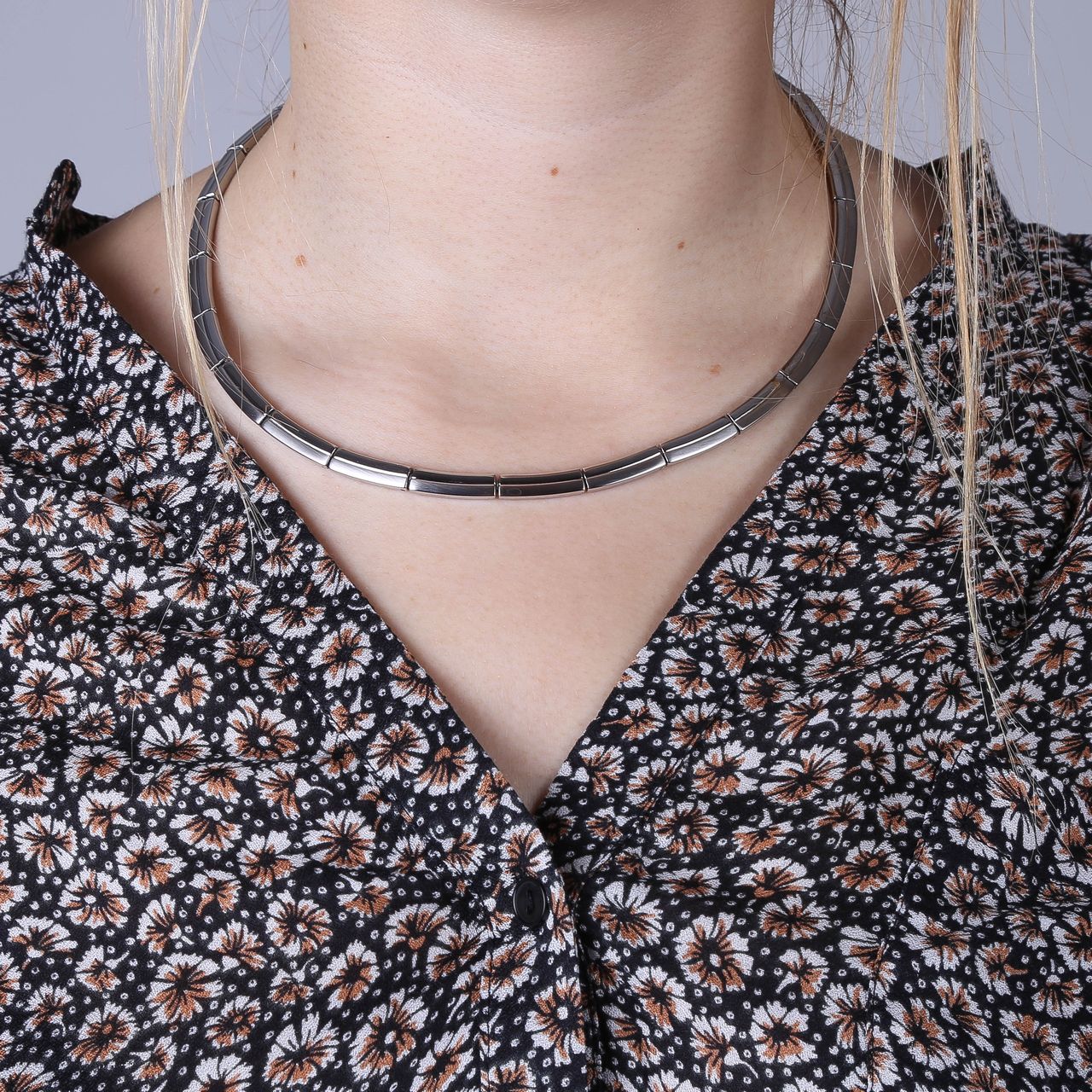 Gerecycleerd stalen ketting mat/glans