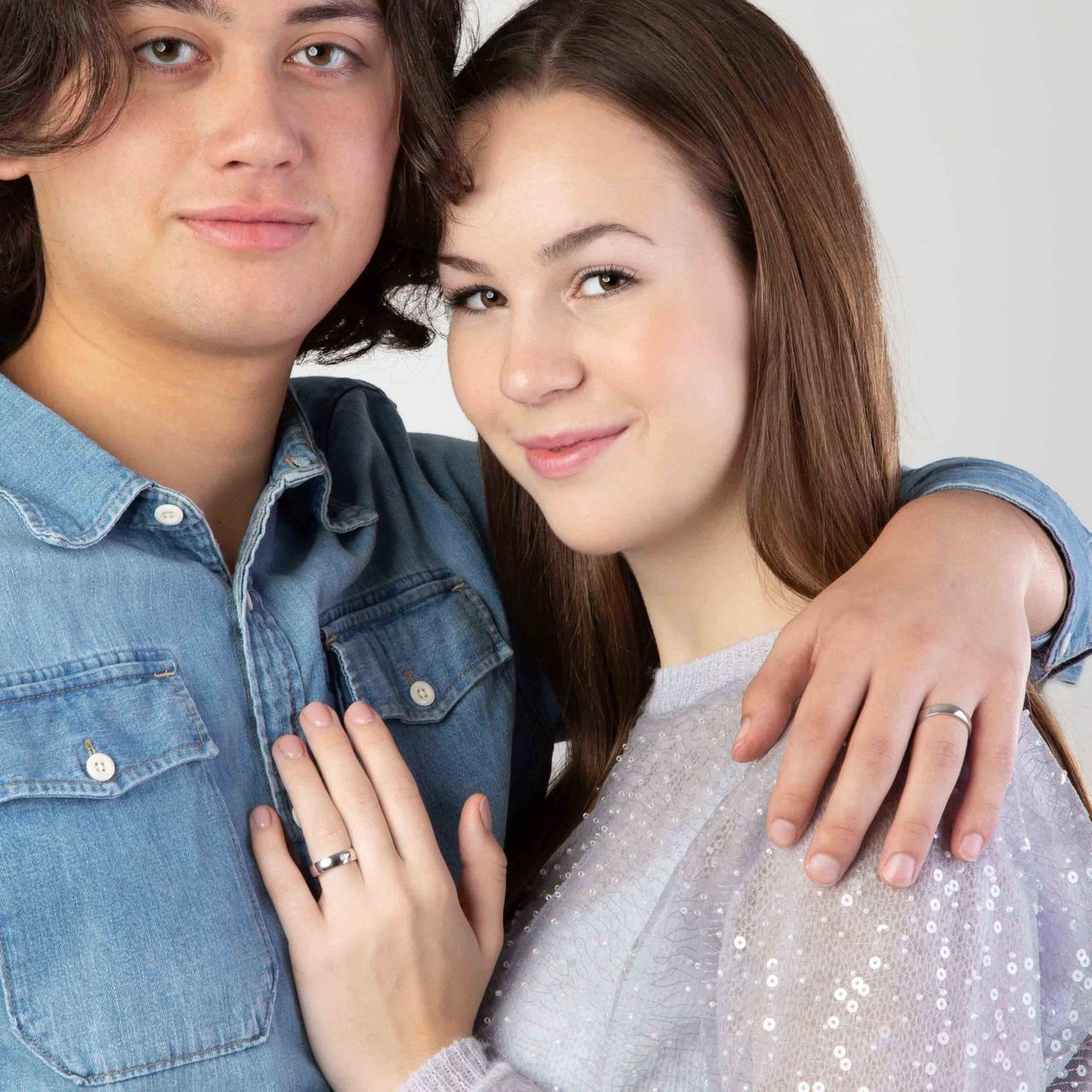 Silberner liebesring für Damen ,,Toulouse
