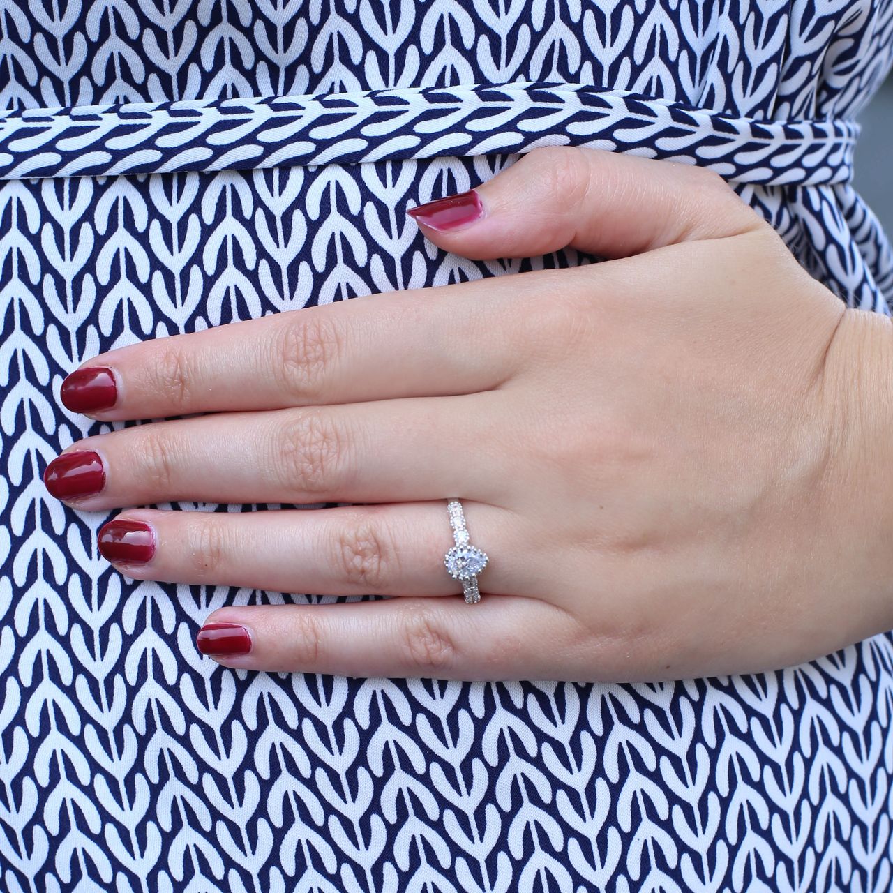 Zilveren ring gerhodineerd met zirkonia