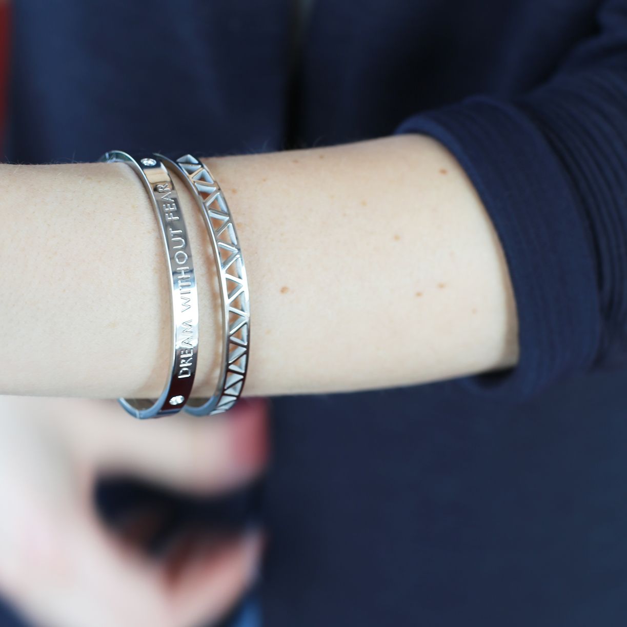 GUESS Bangle-Armreif aus Edelstahl: Dream.