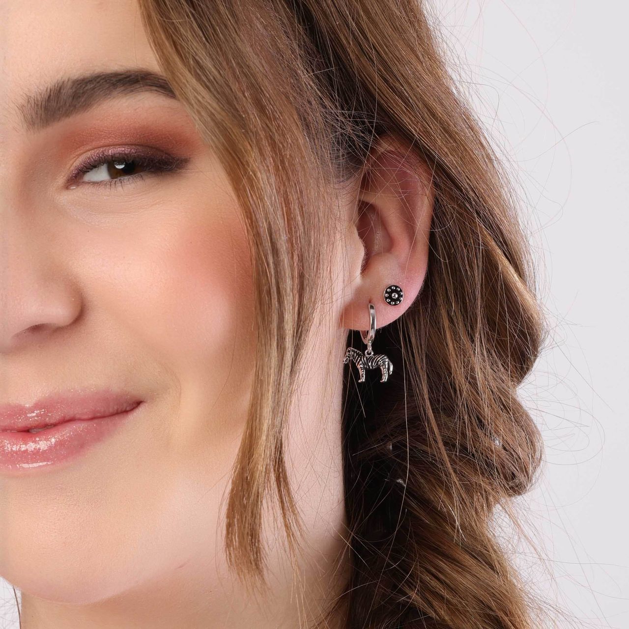 Runde Silberohrringe Bali