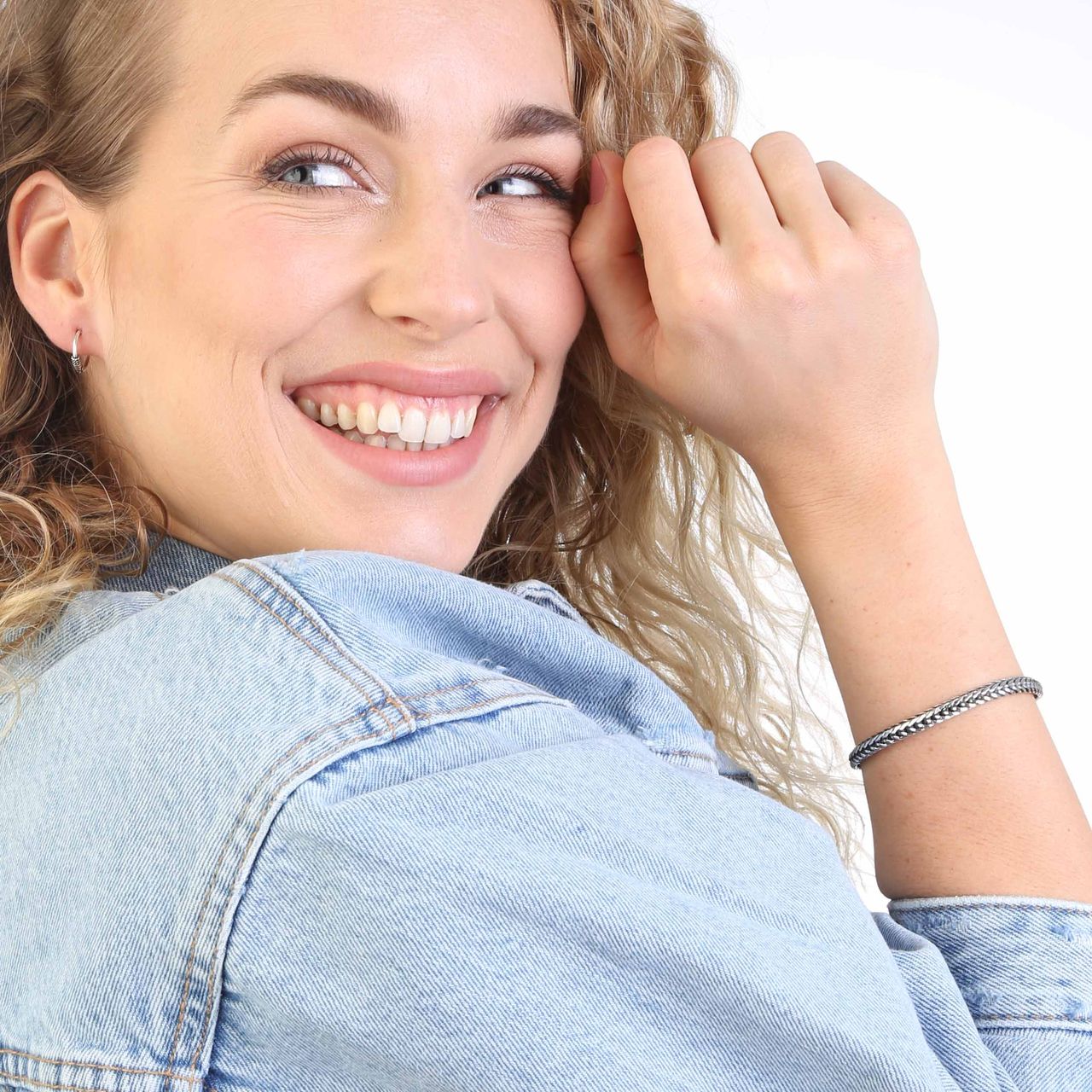 Zilveren armband franse gourmet Bali