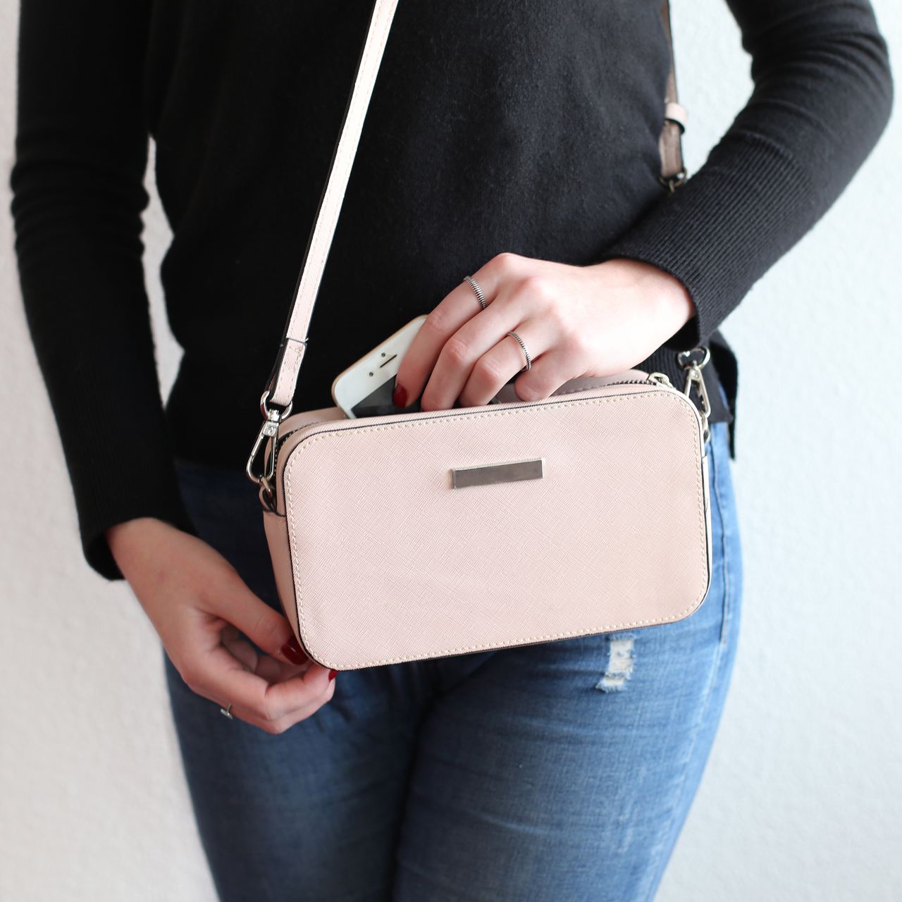 Regal damesset horloge met bijpassende tas