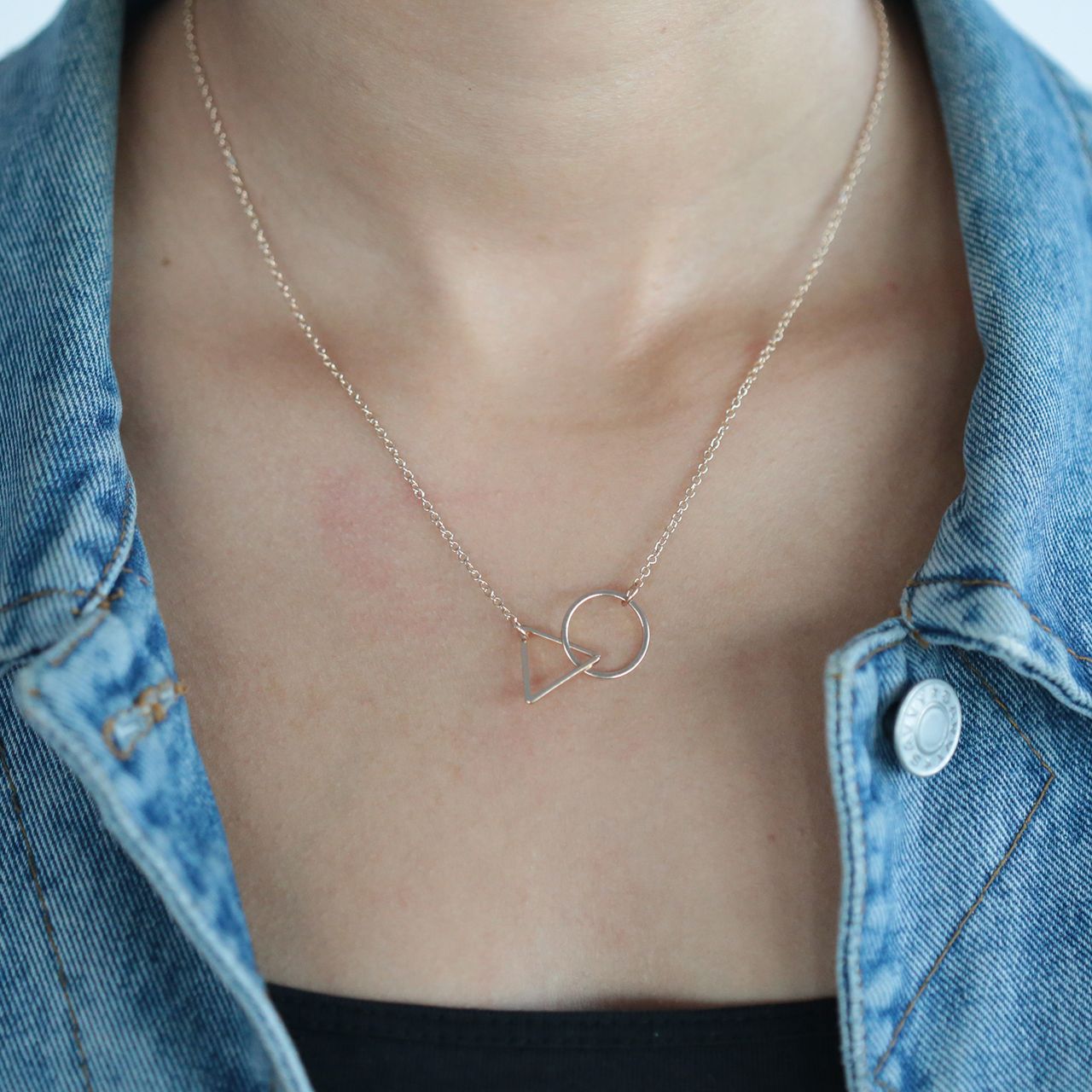 Bijoux goudkleurige ketting met hanger voor Dames
