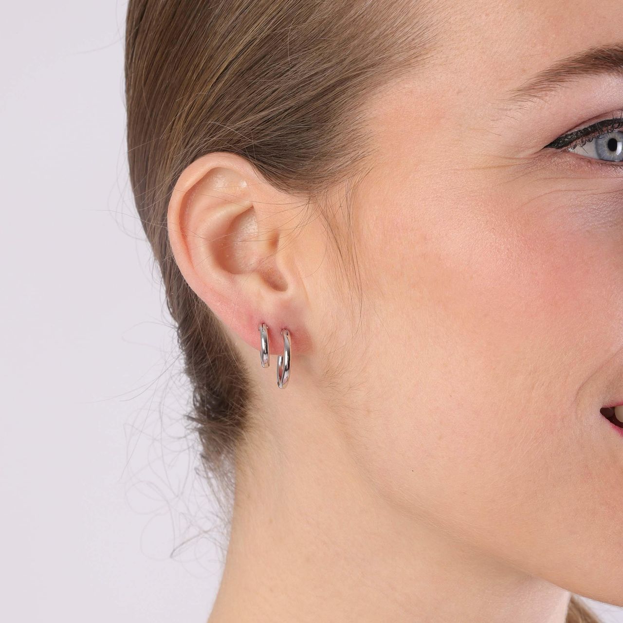 Ohrringe aus 925 Silber, 12 mm