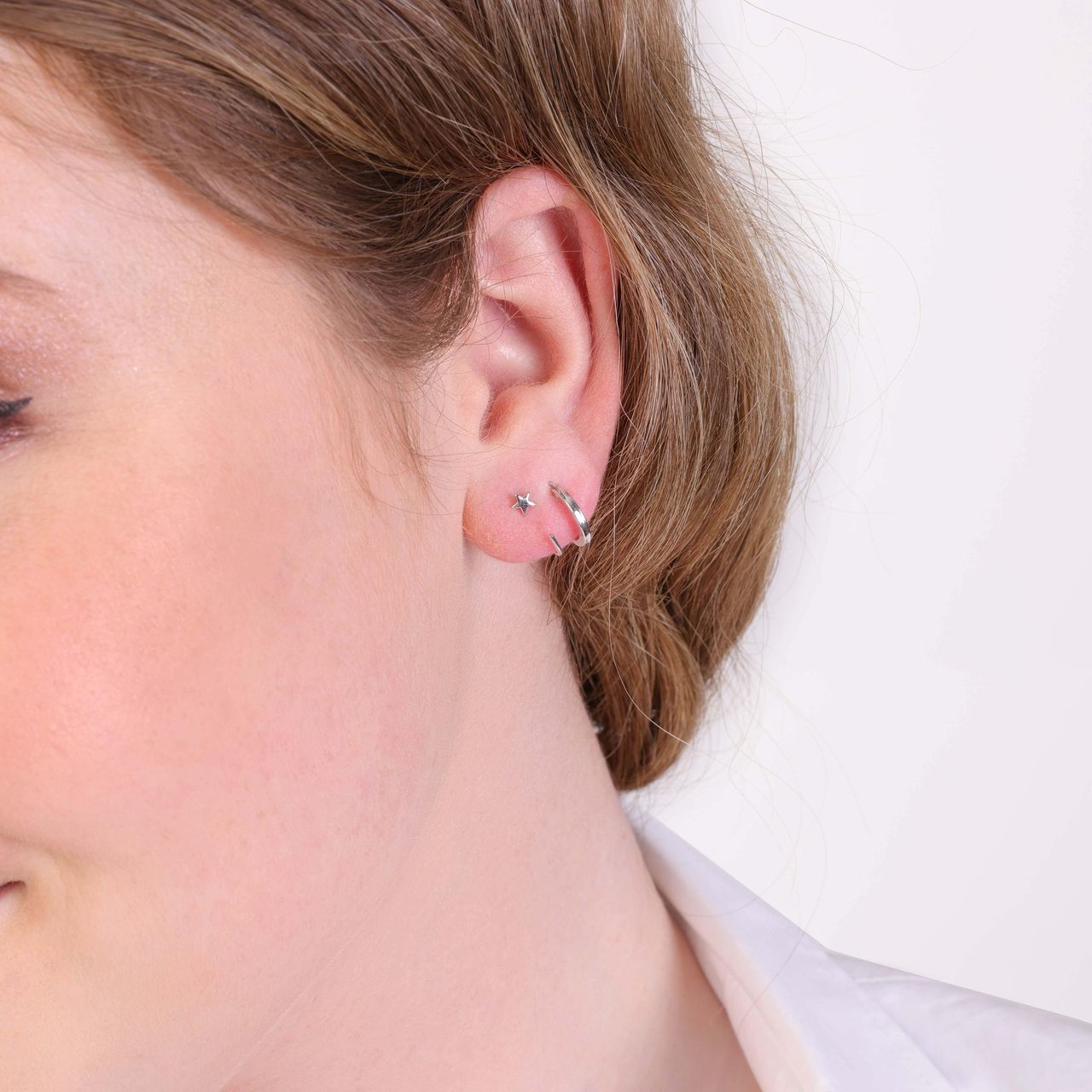Zilveren oorringen 10mm voor dames