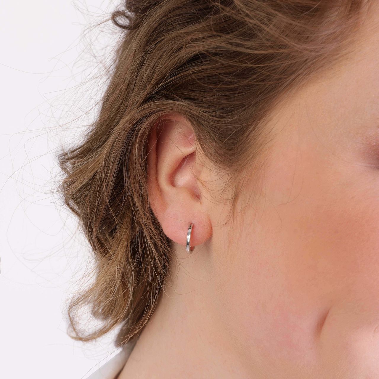 Ohrringe aus 925 Silber, 12 mm