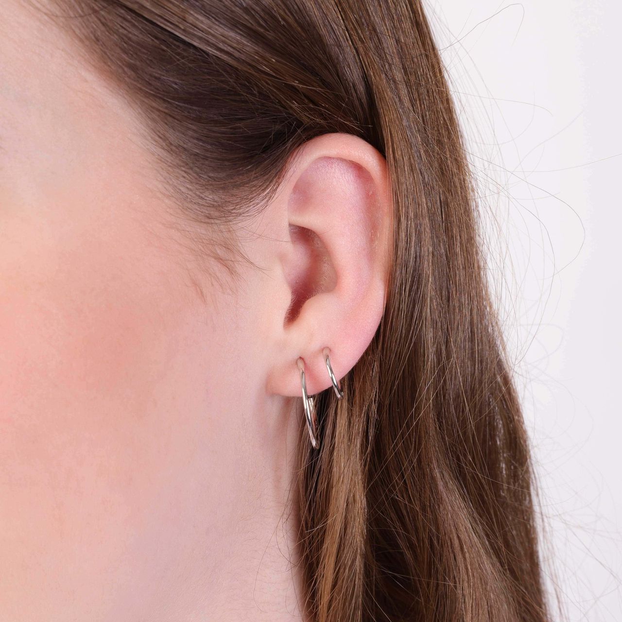 Ohrringe aus 925 Silber, 12 mm