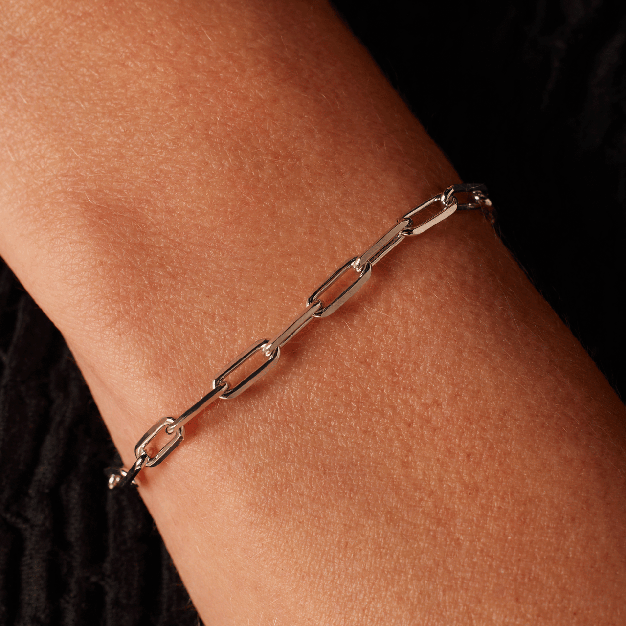 Armband aus 925 Silber, Closed-Forever, 4 mm