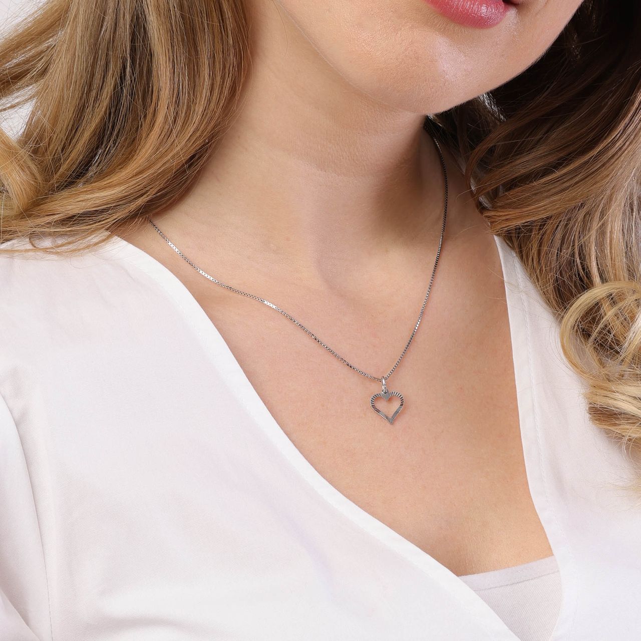 Anhänger aus 925 Silber, Herz