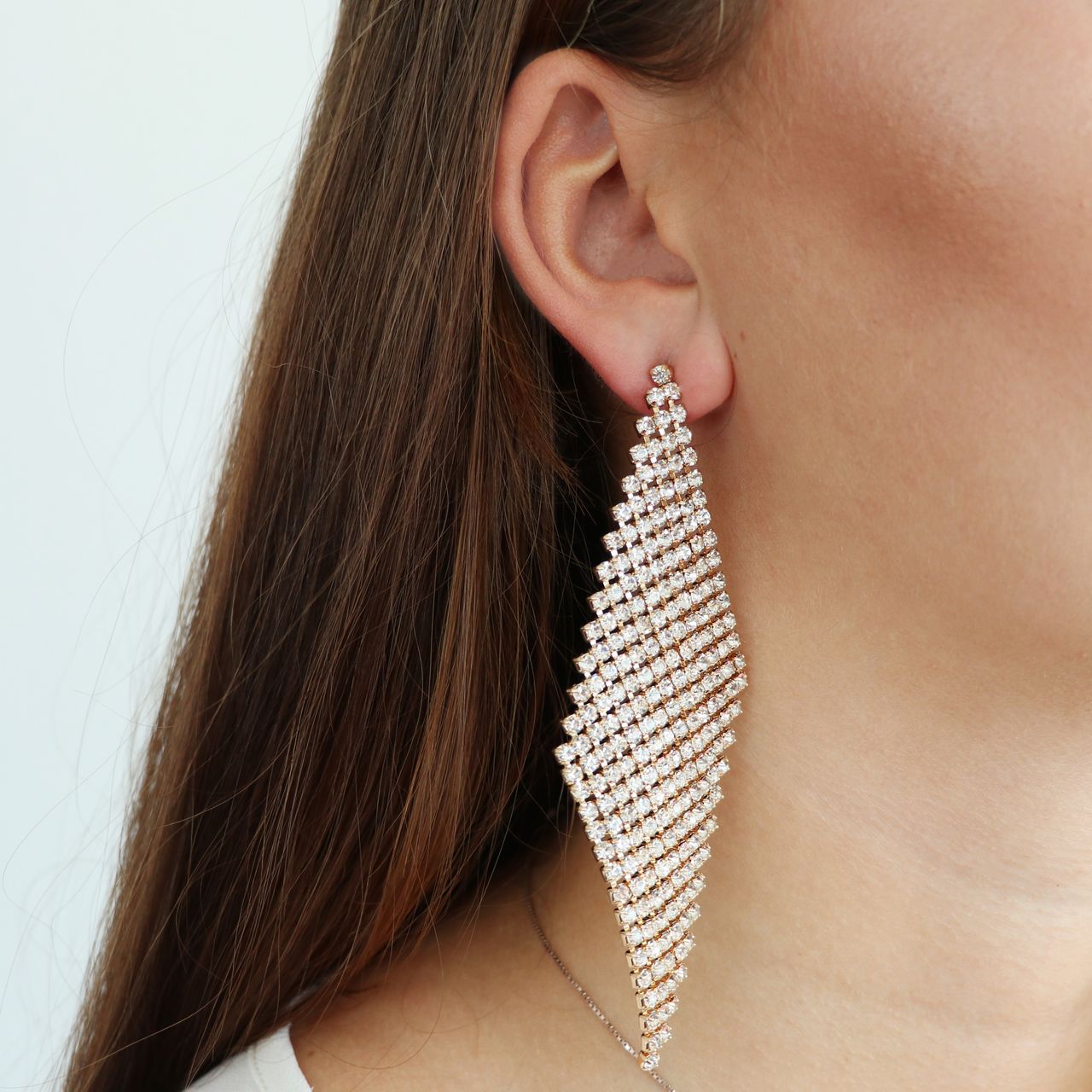 Bijoux zilverkleurige oorknoppen voor dames