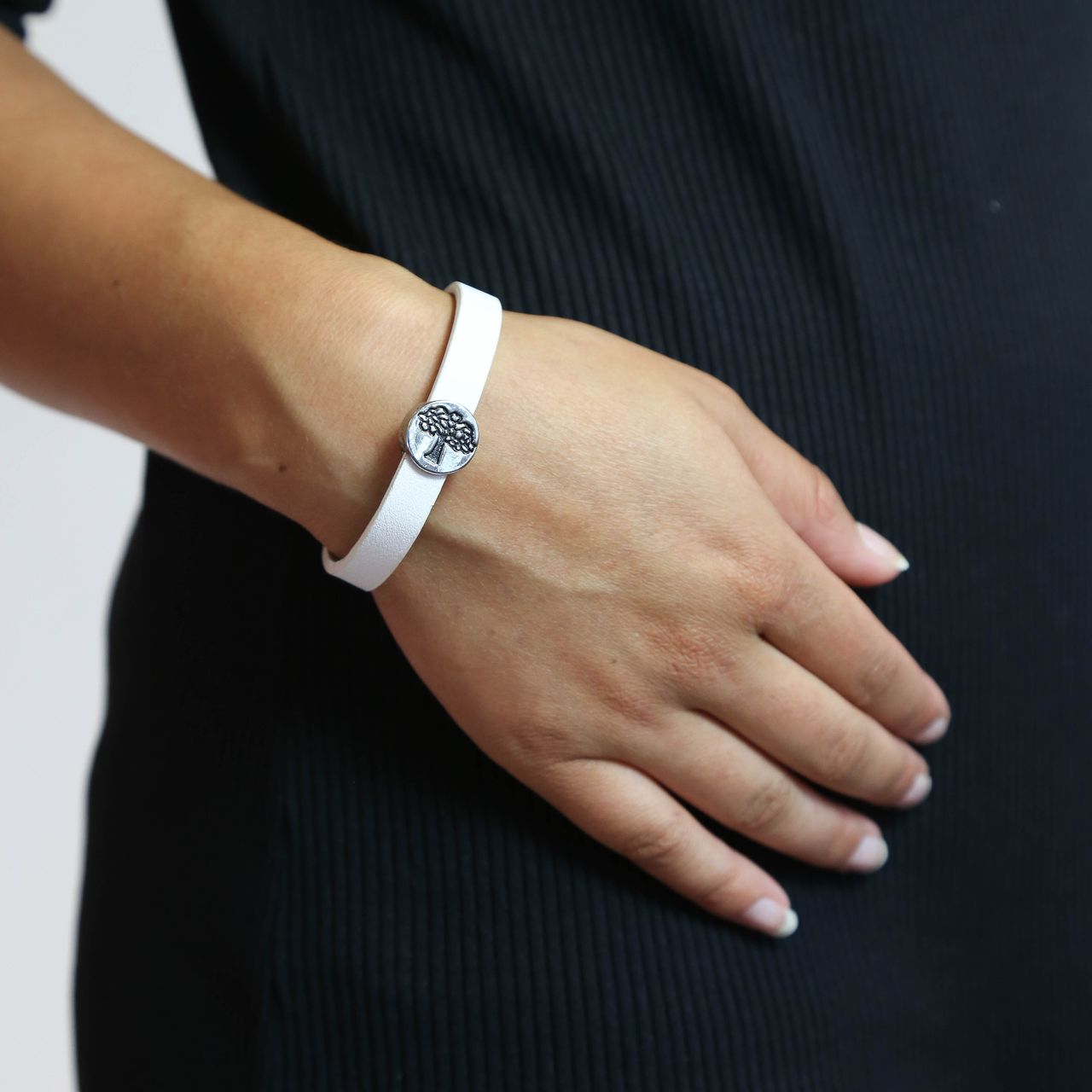 Byoux-Armband mit weißem Tree of Life