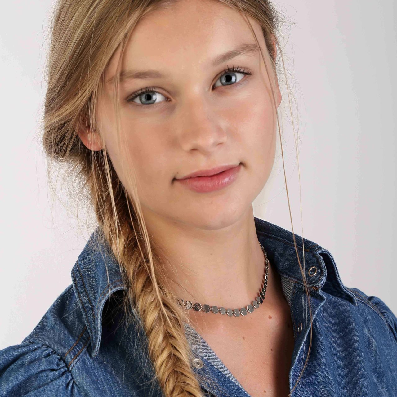 Gerecycleerd stalen ketting hexagon