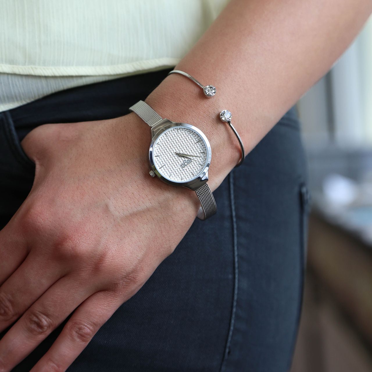 Regal horloge met armband in cadeaudoosje