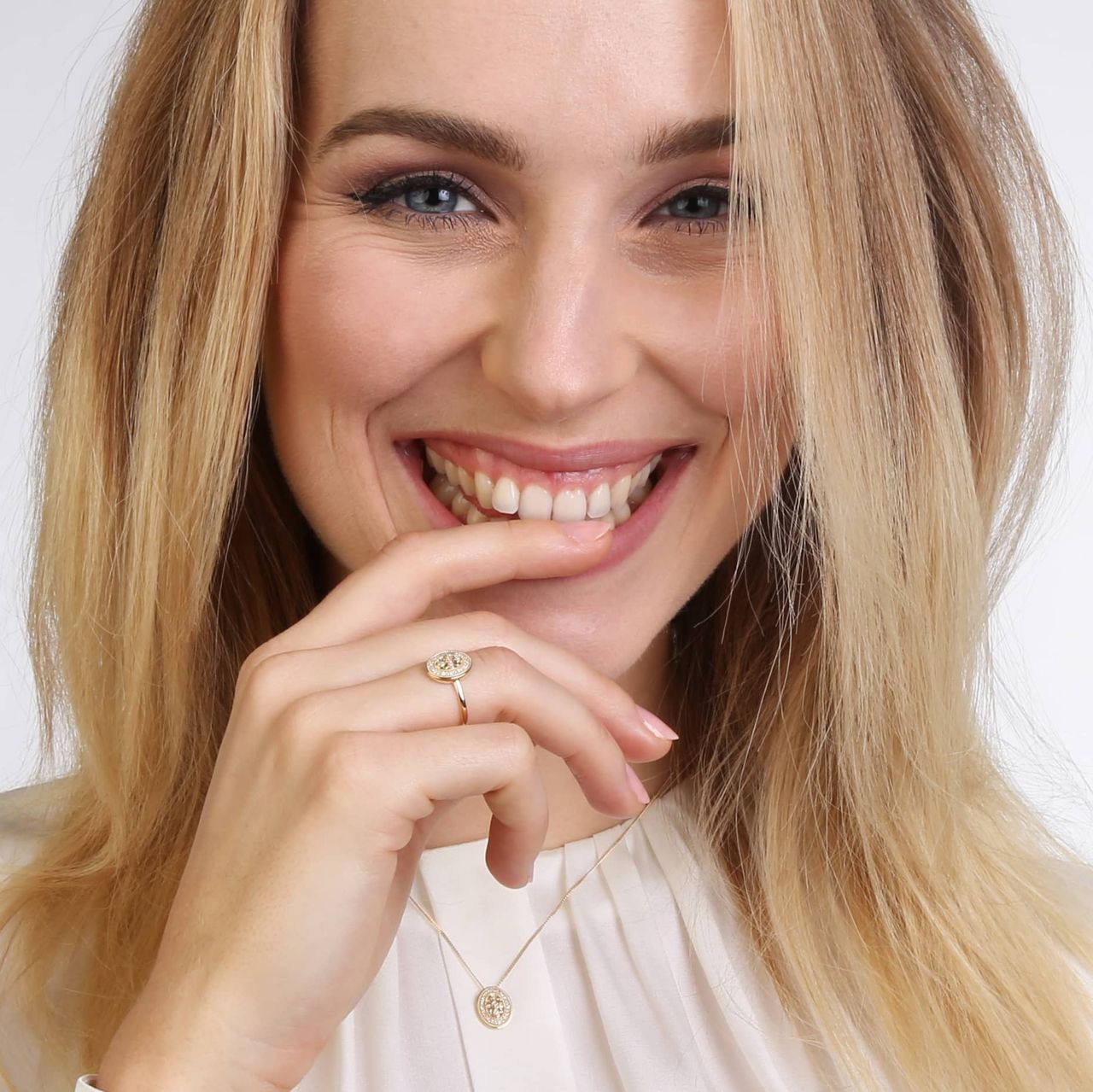 Ring aus 585 Gelbgold mit Diamant (0,07 ct)