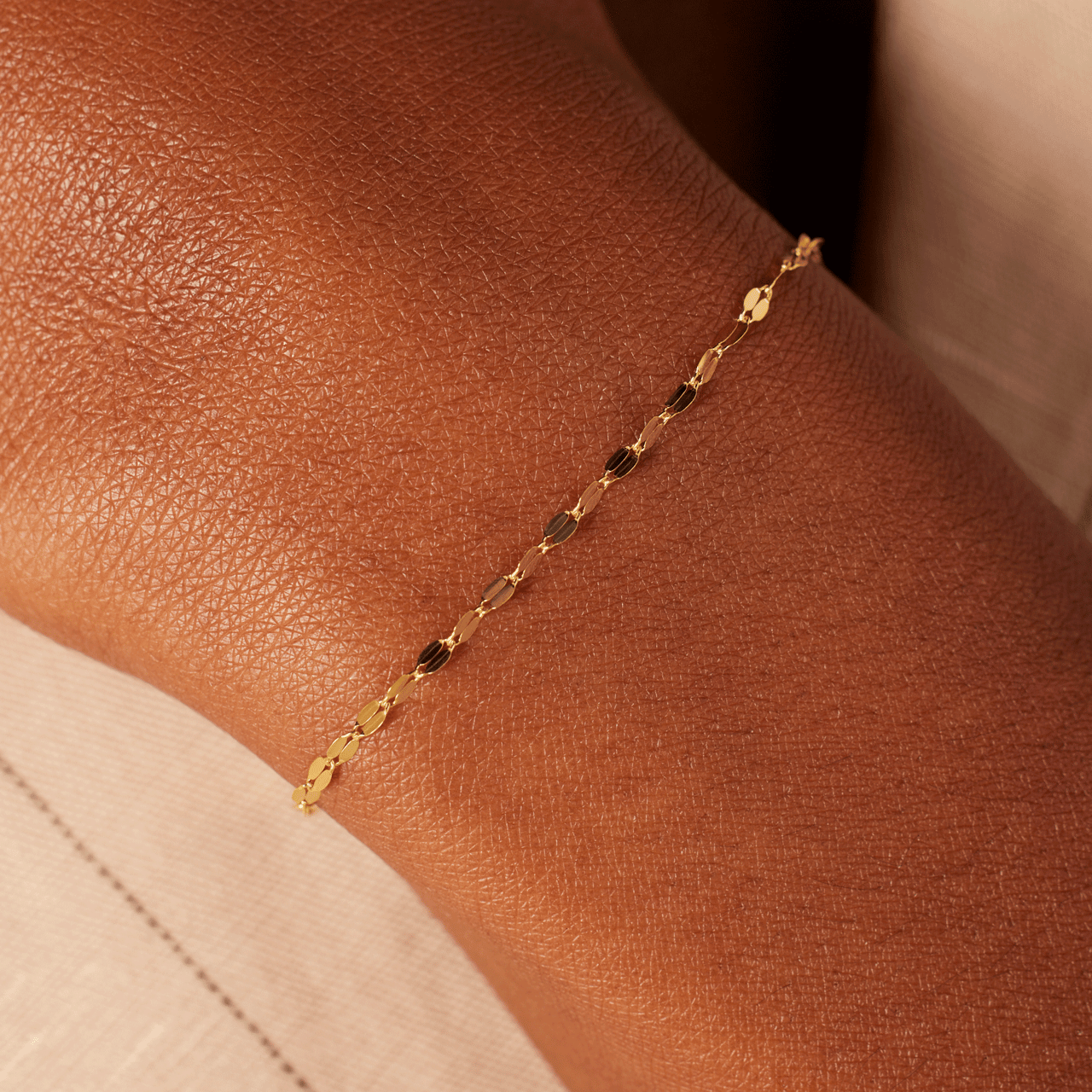 Set, Armband & Halskette, 375 Gold, Fantasiekette