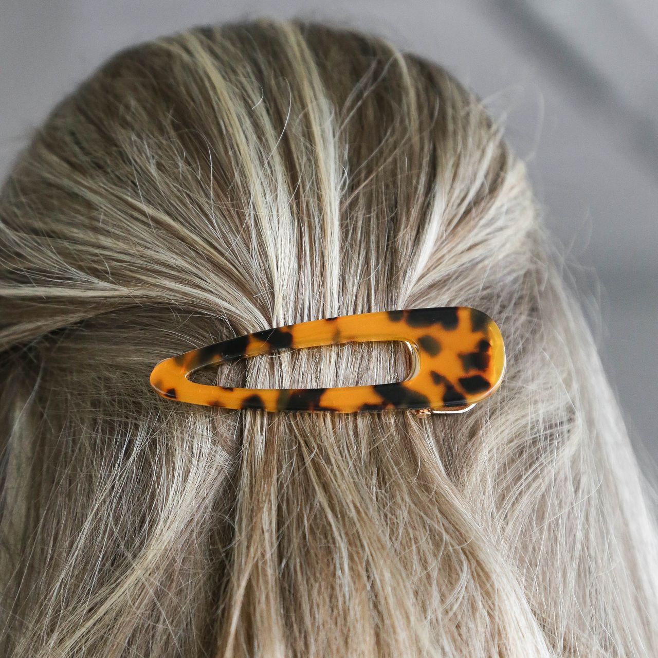 Haarclip met dierenprint luipaard
