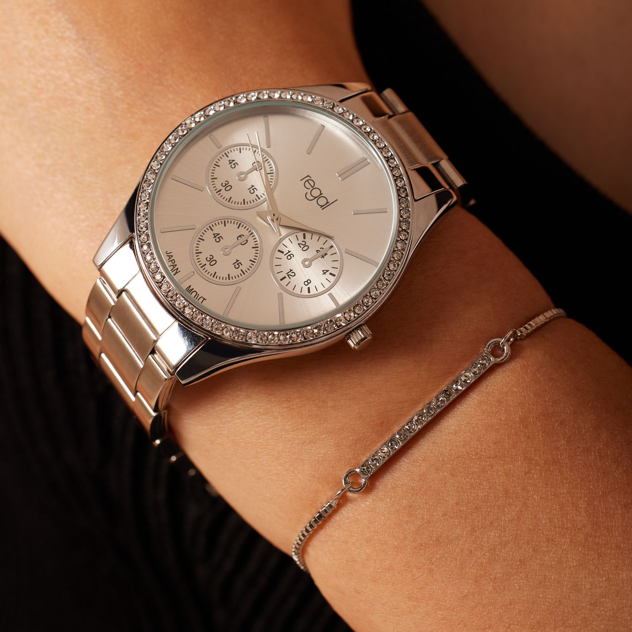 Regal Damenarmbanduhr & Armband in Geschenkbox
