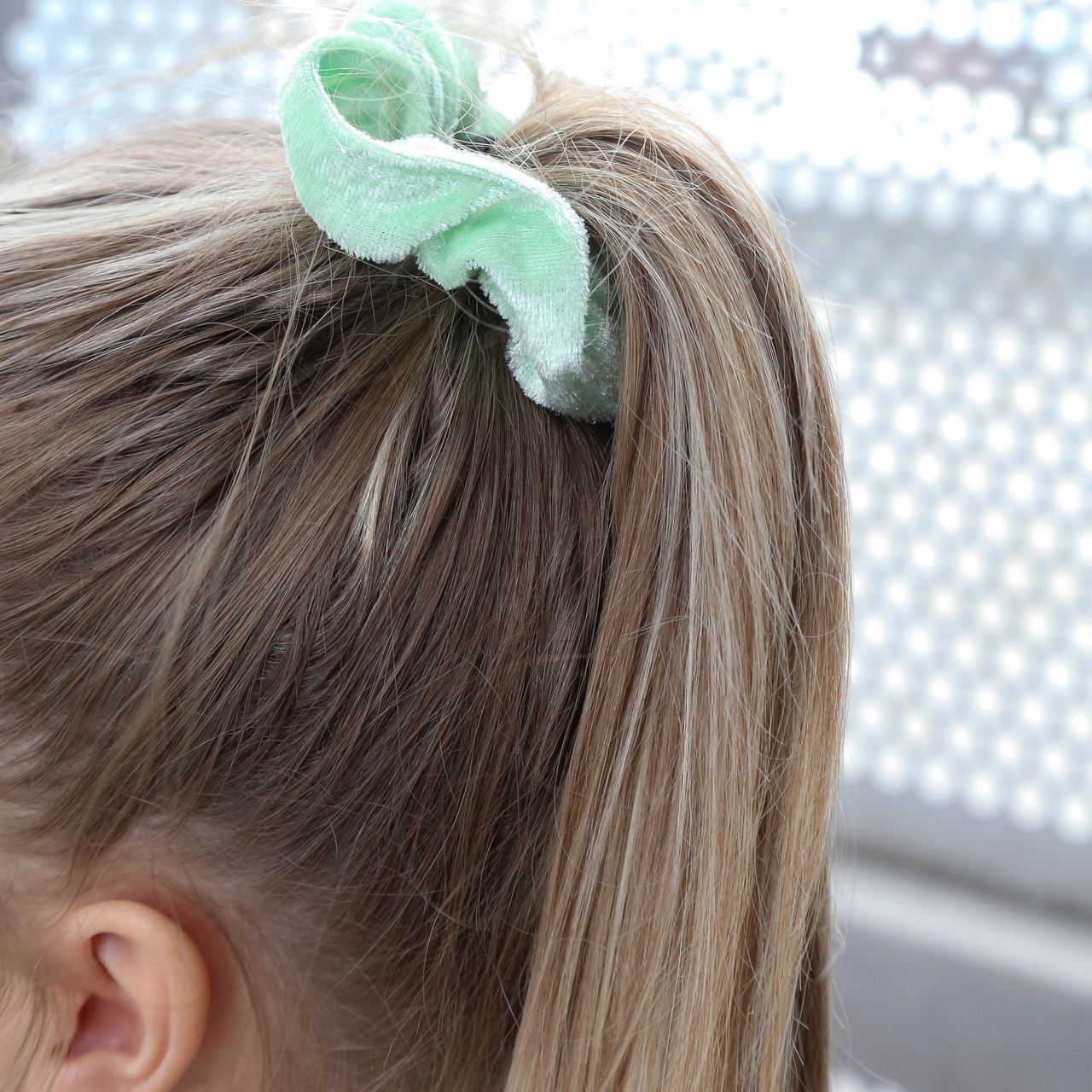 Stoffen Pink Haaraccessoire Luipaard Scrunchie met Sjaaltje voor dames