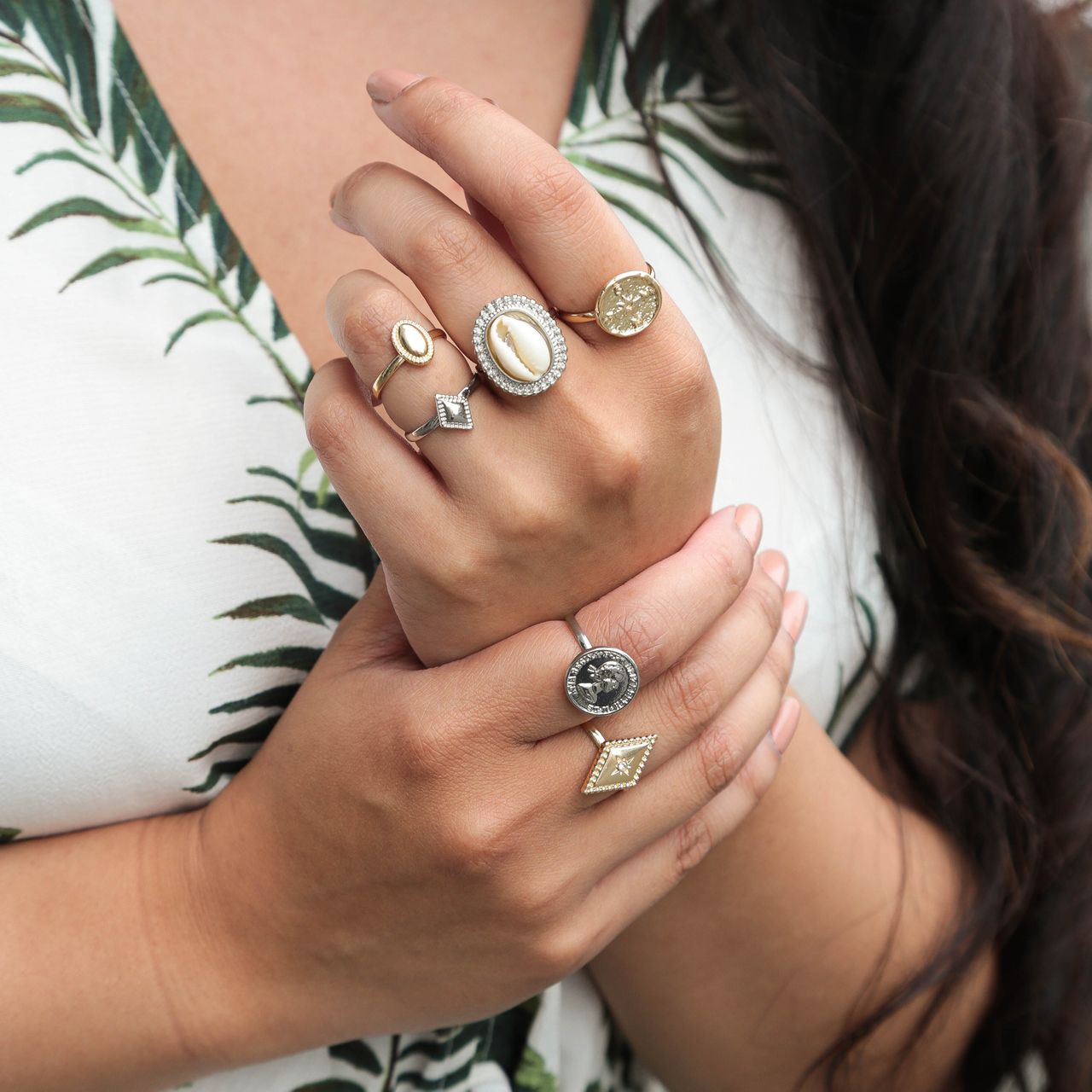 Bijoux zilverkleurige ring voor dames